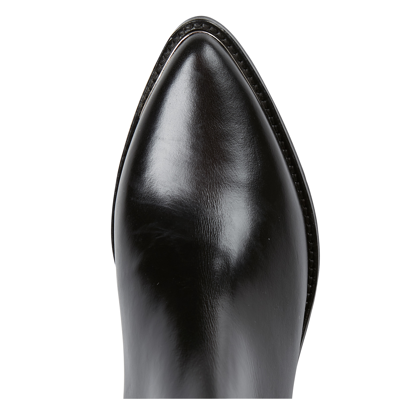 Bottines à bout pointu en cuir vieilli delo JONAK Noir