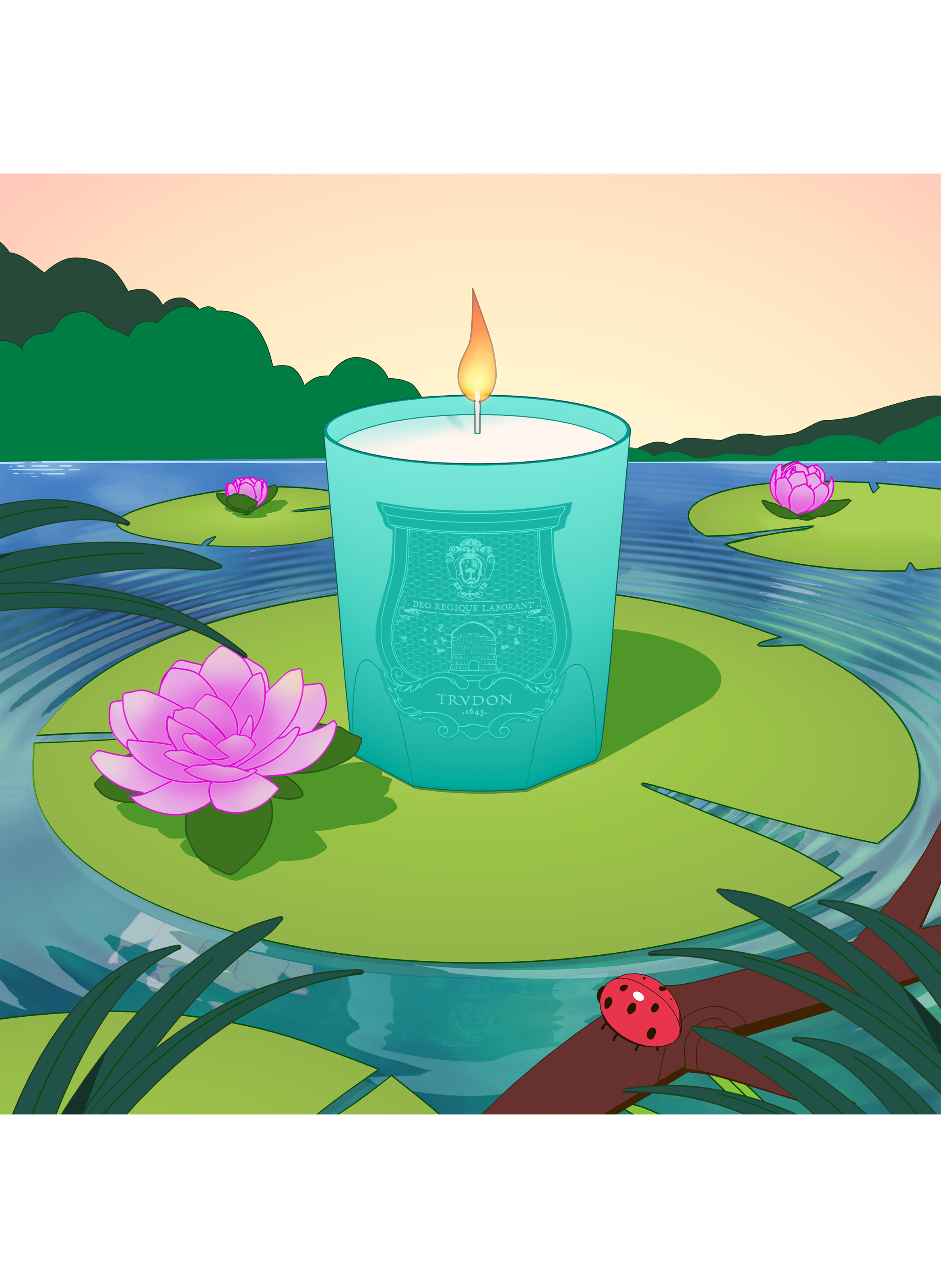 Bougie parfumée - Under the Trees TRUDON No color