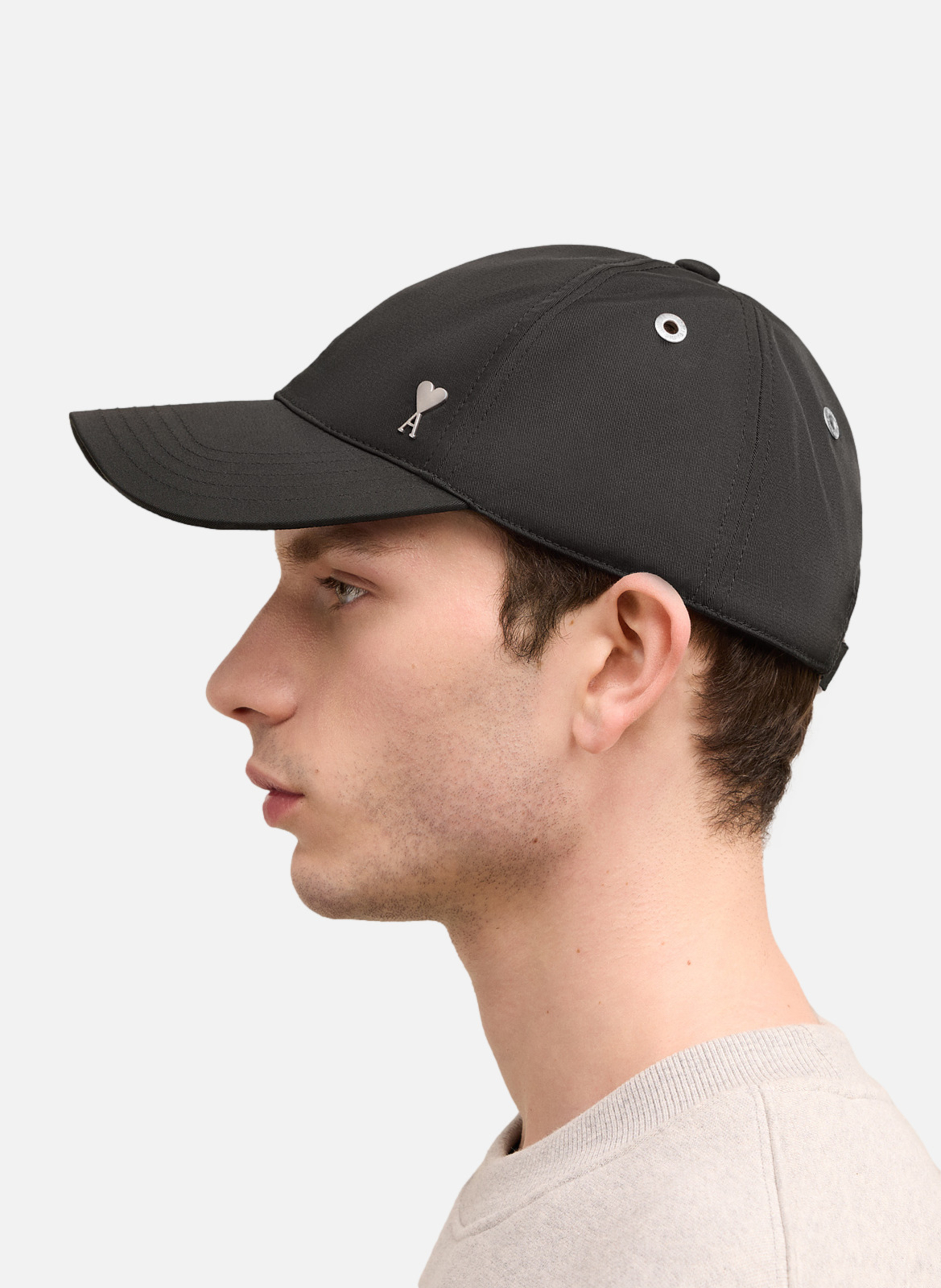 Casquette rivet ami de coeur unisexe AMI PARIS Noir