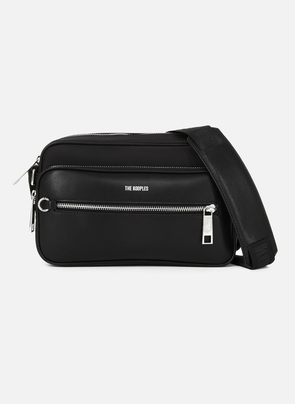 Sac messenger medium en cuir Noir by THE KOOPLES THE KOOPLES Sac messenger medium en cuir Noir