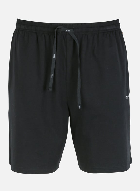 Short de pyjama en coton mélangé Noir by BOSS BOSS Short de pyjama en coton mélangé Noir