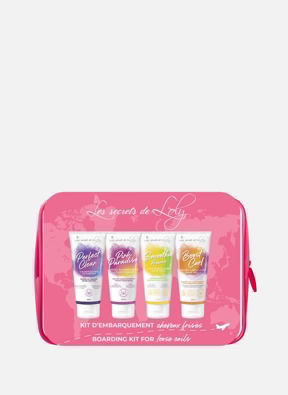 Trousse de voyage cheveux frisés by LES SECRETS DE LOLY LES SECRETS DE LOLY Trousse de voyage cheveux frisés