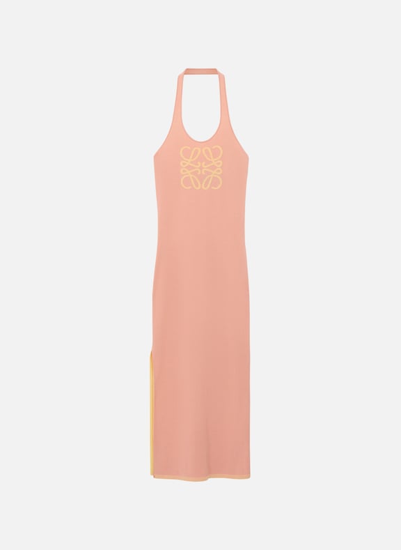 Robe débardeur en viscose mélangée Rose by LOEWE LOEWE Robe débardeur en viscose mélangée Rose