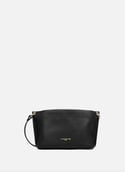 Crossbody bag - Alba Double  Noir - in - nude