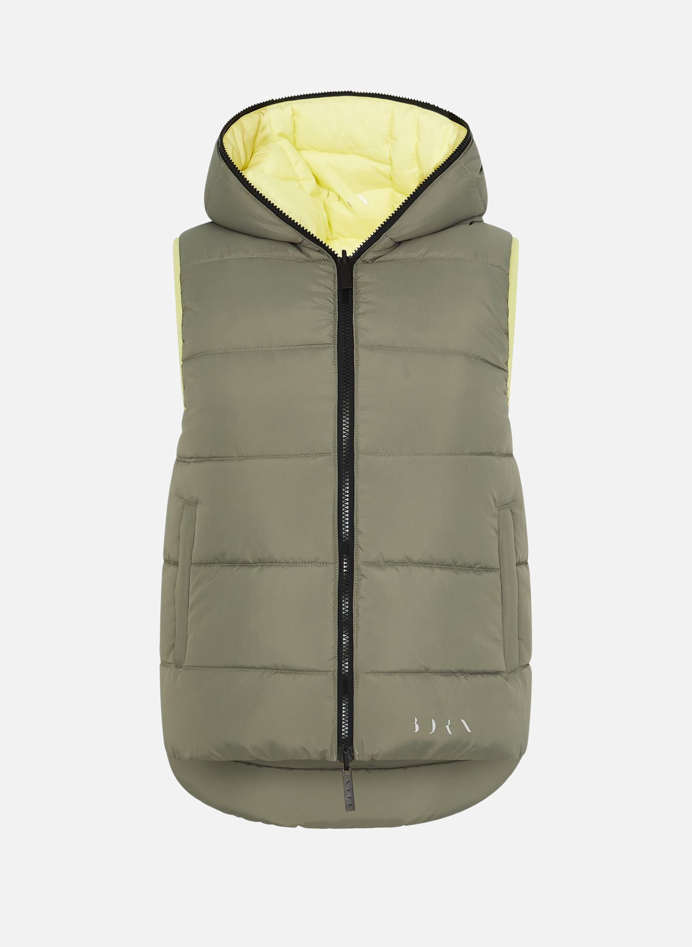 Veste de sport zippée performance athleisure hazel JauneBORN LIVING YOGA