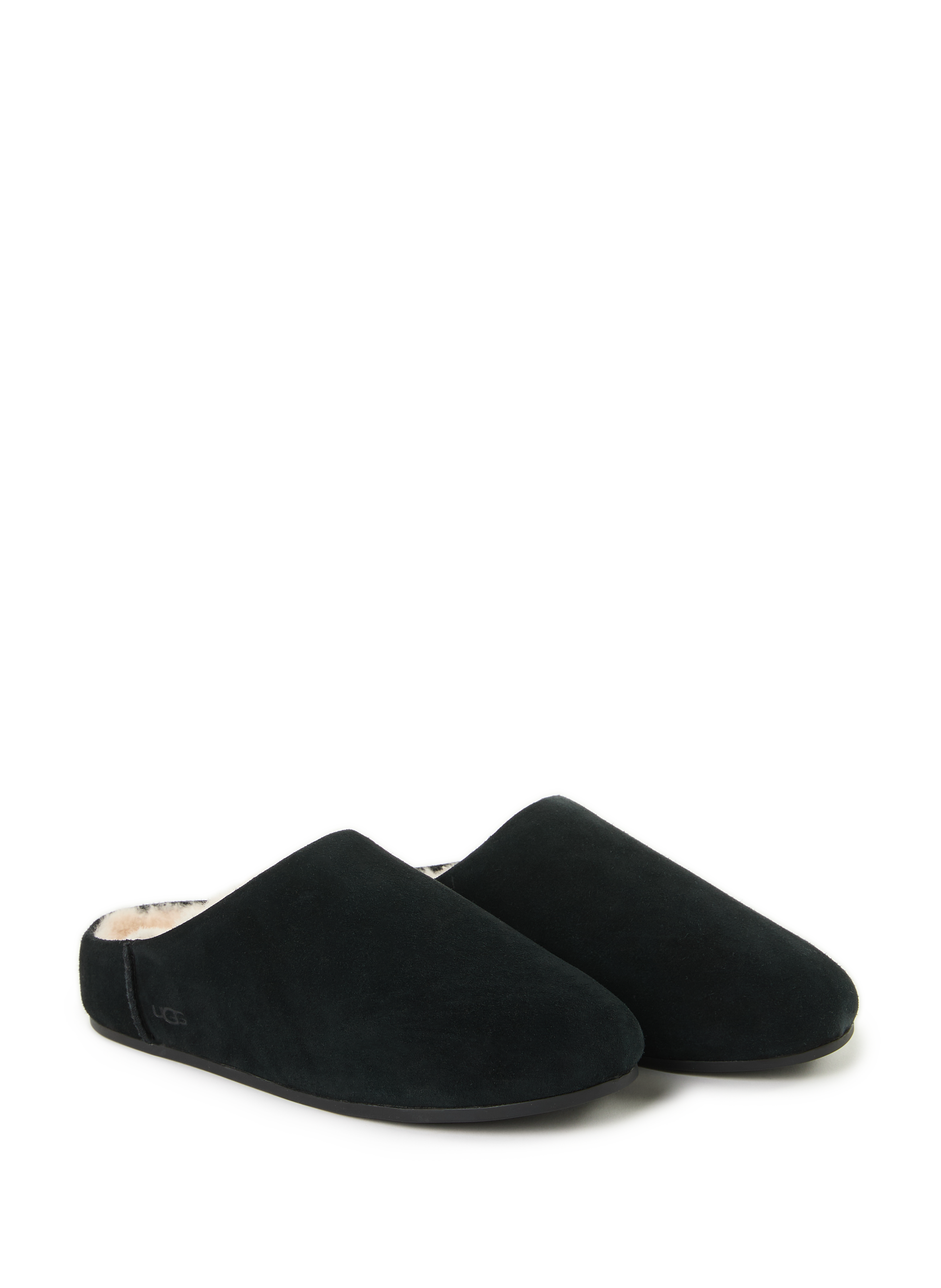 Chaussons en cuir UGG Noir