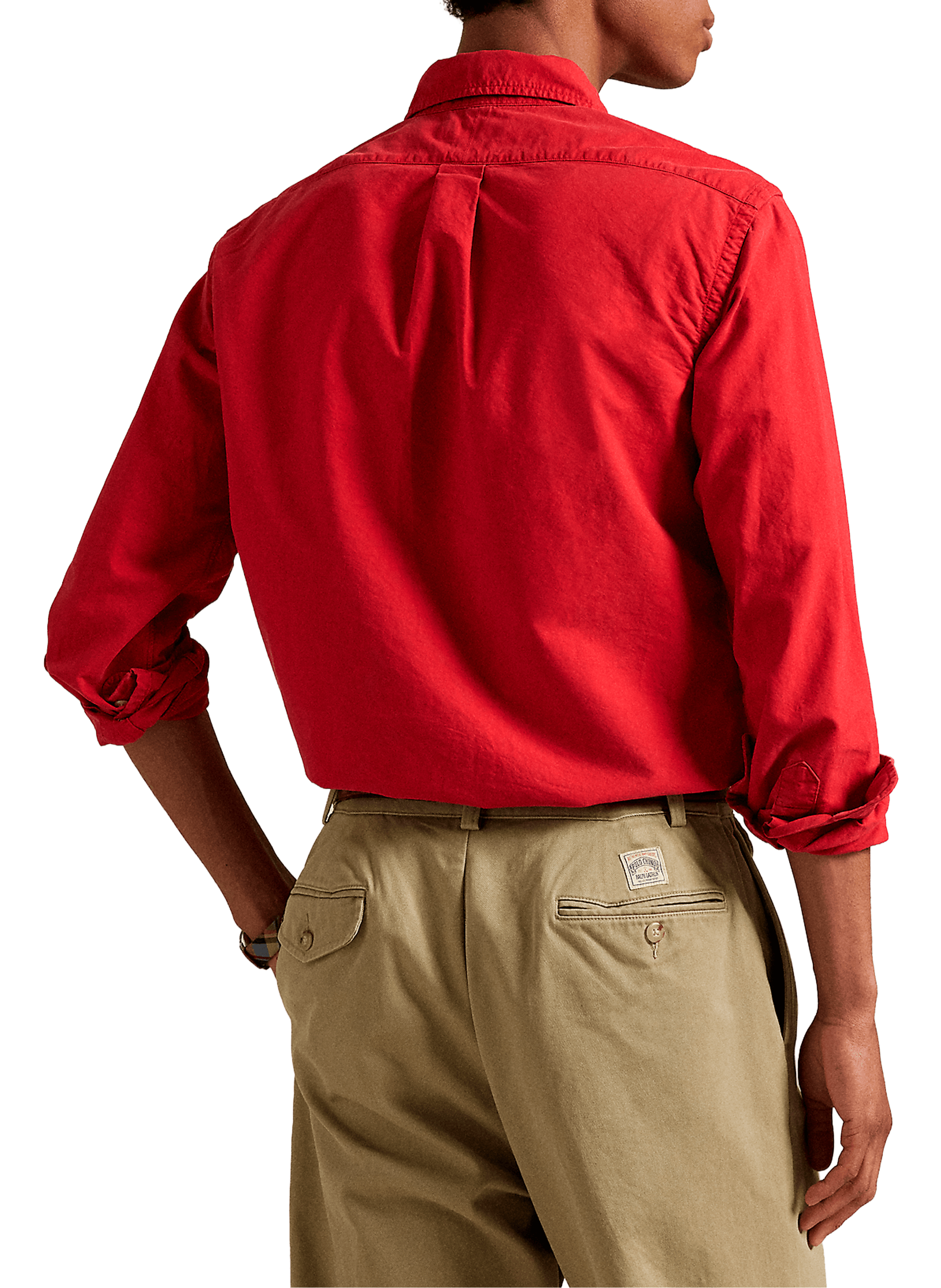 Chemise en coton  Rouge