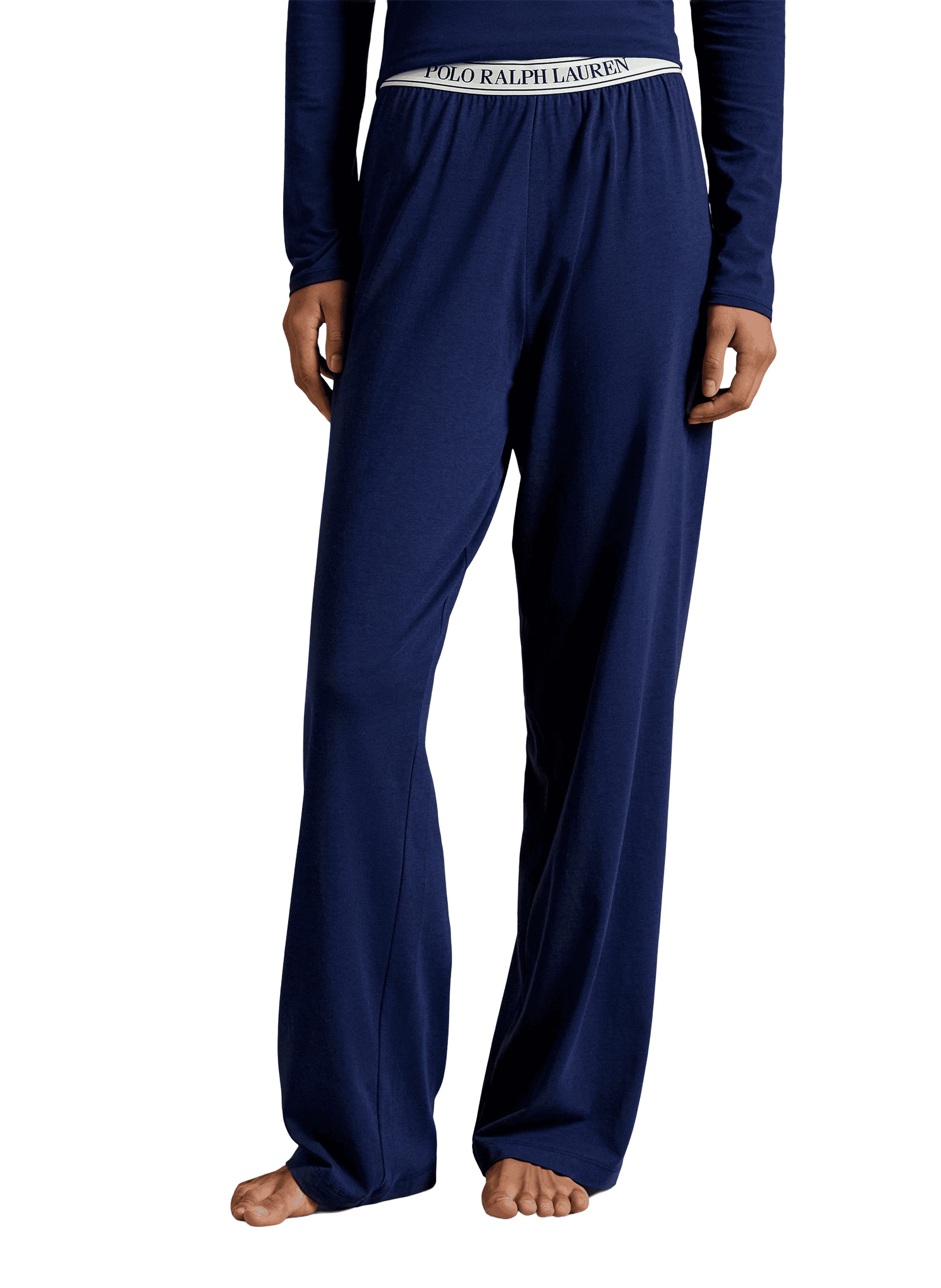 POLO RALPH LAUREN Pantalon de pyjama en coton mélangé Bleu