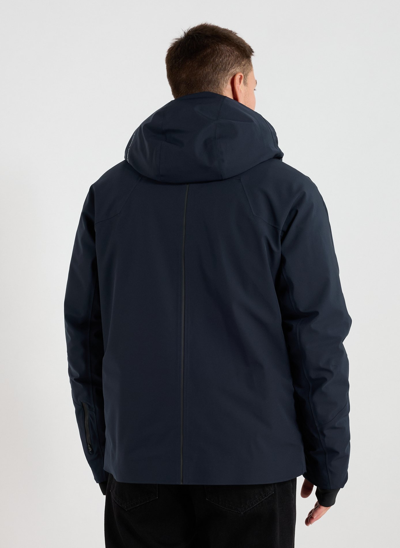 Parka with high collar and removable hood KRAKATAU Blue