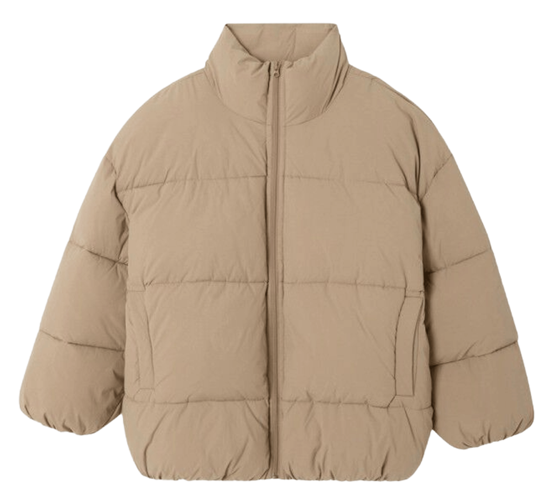 Doudoune droite col montant rofy AMERICAN VINTAGE Marron