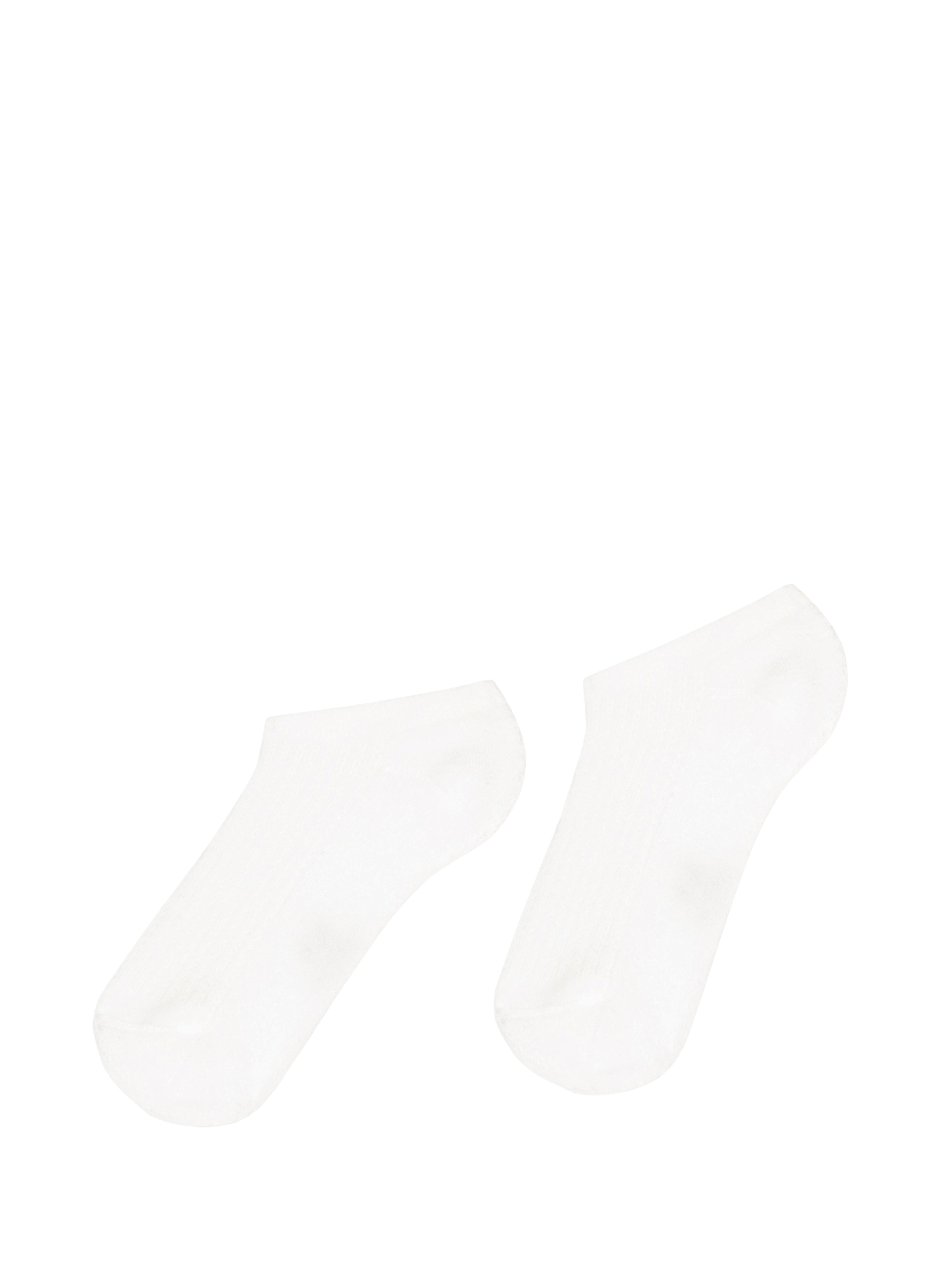 Plain ankle socks LE BOURGET White