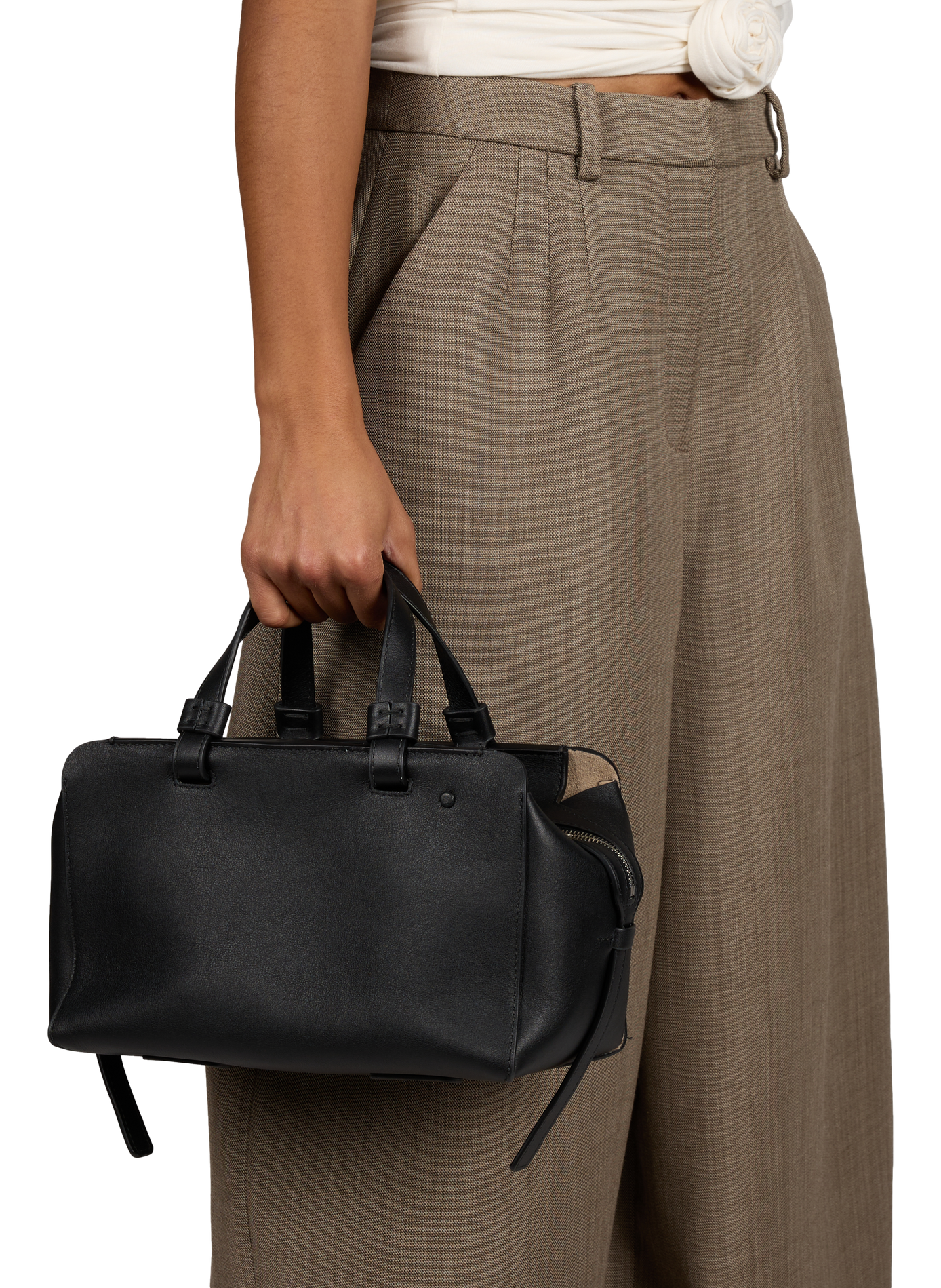 Cleo leather handbag BONASTRE Black