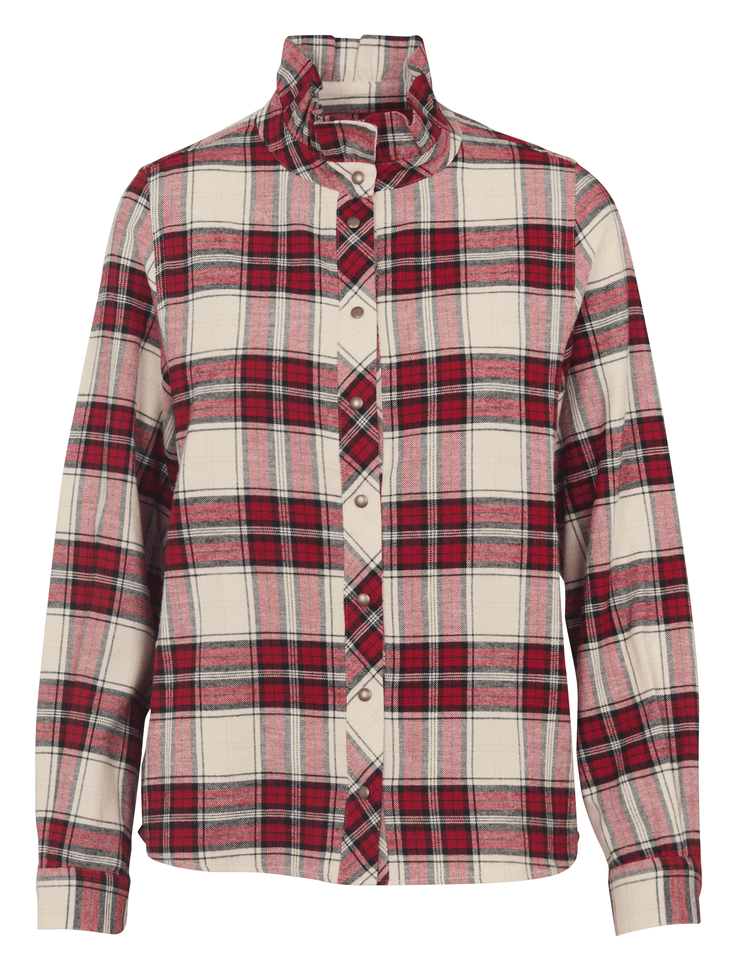 Chemise boutonnée à carreaux denis MAISON 123 Rouge