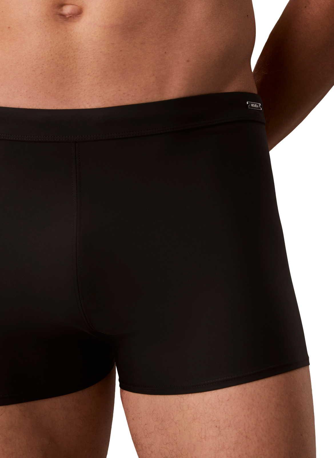 Recycled polyester swim shorts CALVIN KLEIN Black