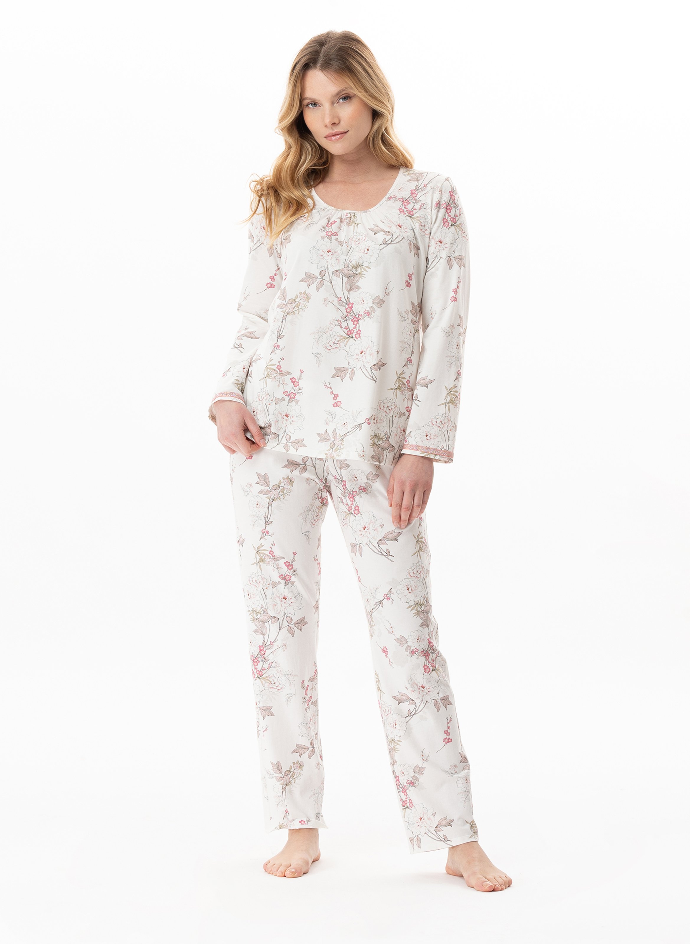 Pyjama en coton modal kelly 102 LE CHAT Multicolore