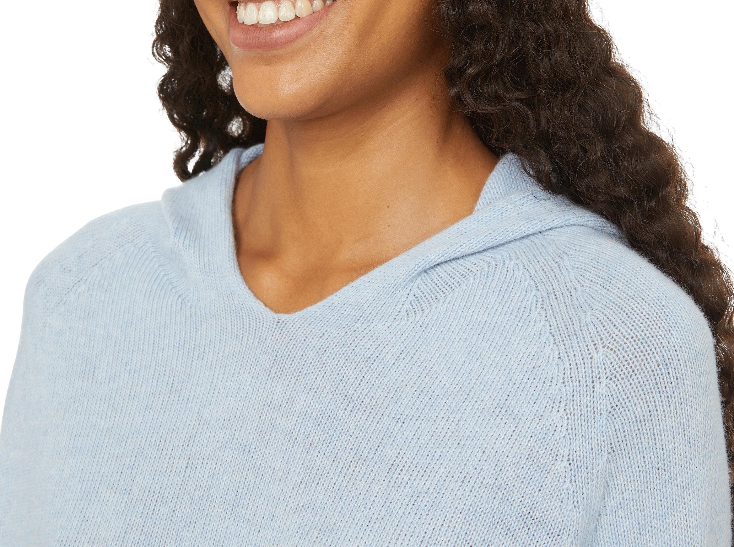 Bonnet en laine mélangée THE SOCIAL SUNDAY Bleu