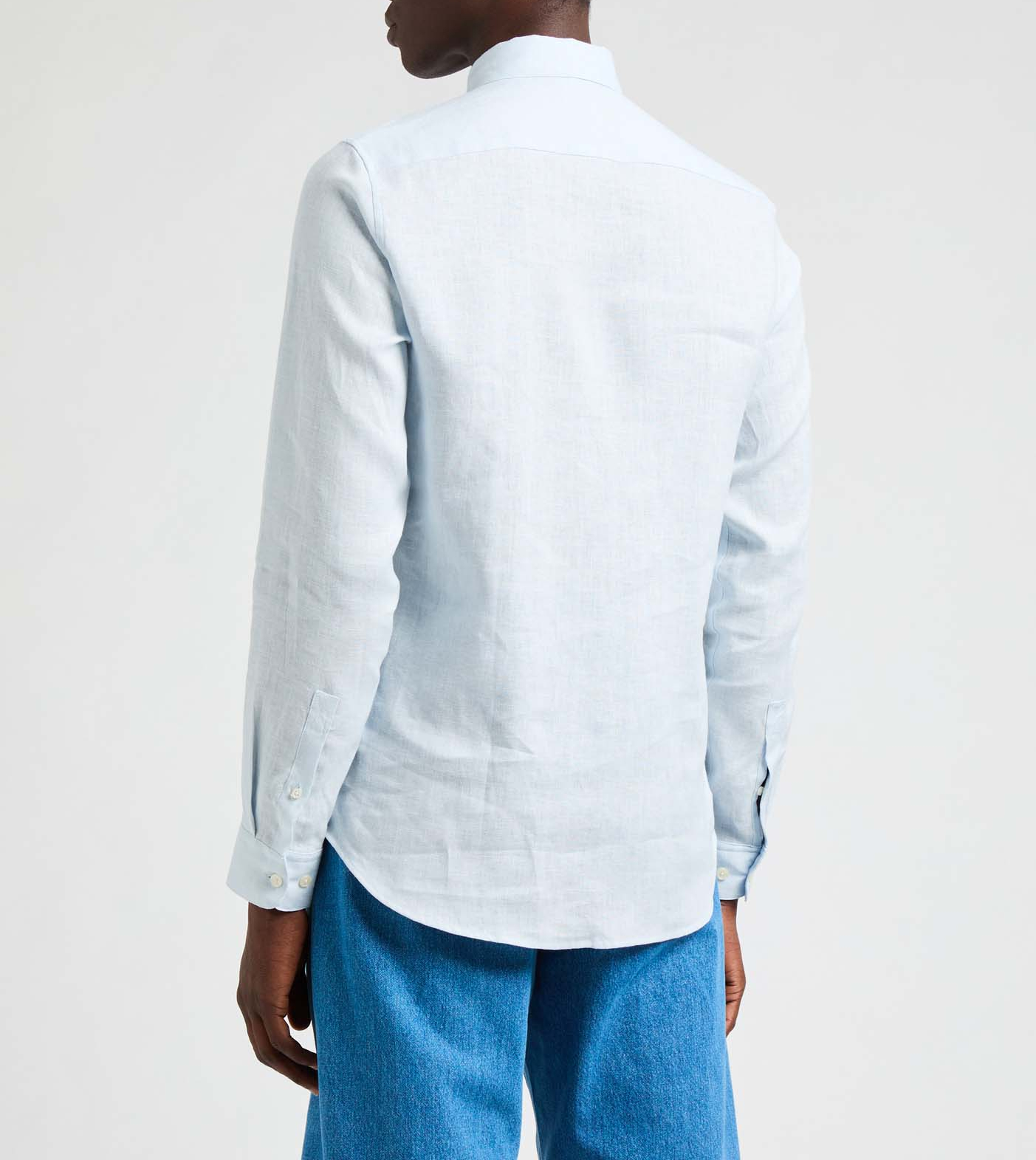 Linen Flin Shirt AU PRINTEMPS PARIS Blue