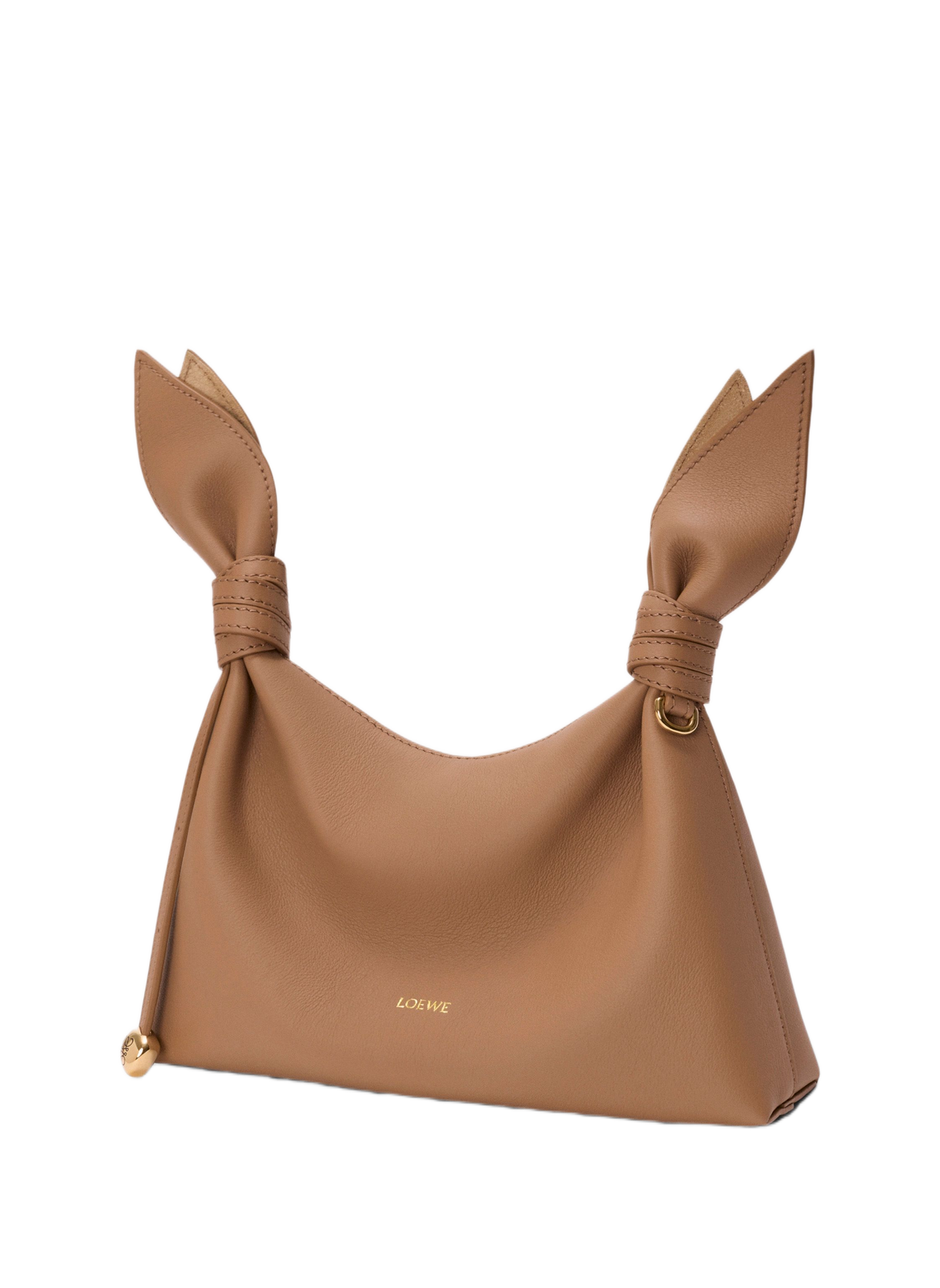Scarf leather shoulder bag LOEWE Brown