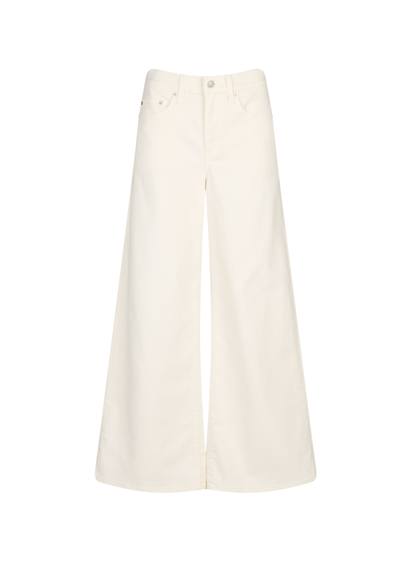 High-waisted oversized 728 cotton blend jeans LEVI'S White