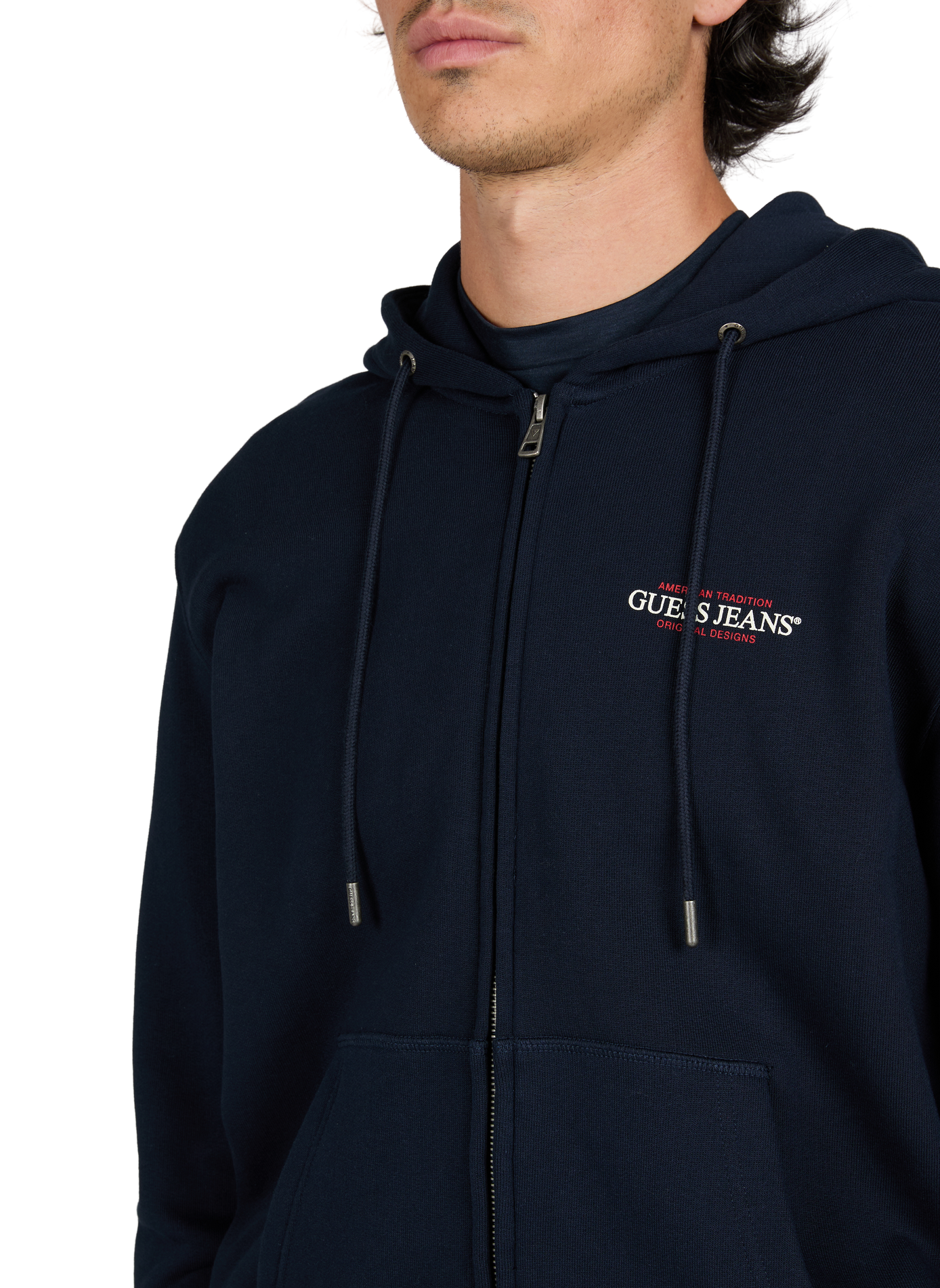 Gerader Hoodie GUESS Blau