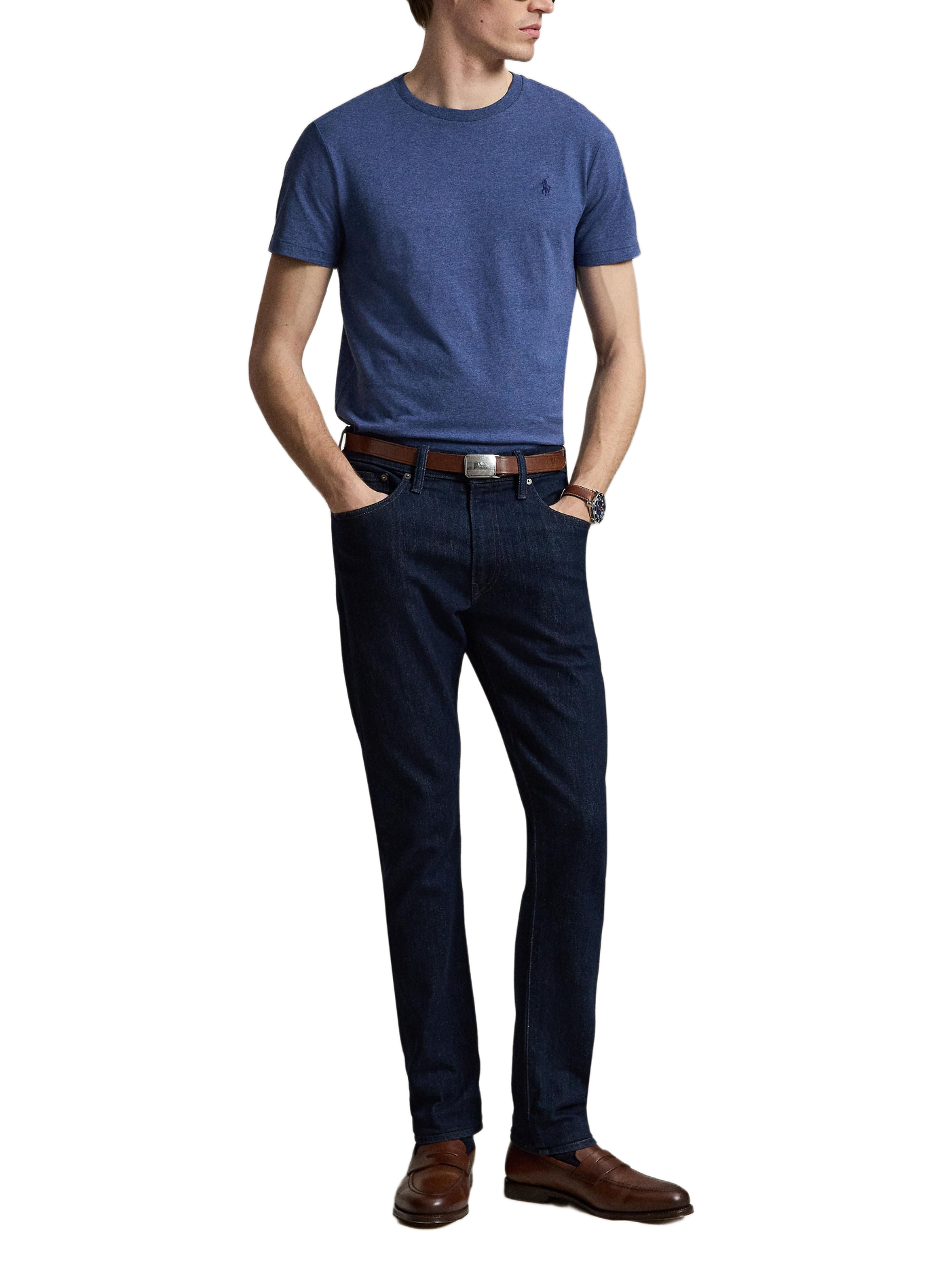 T-shirt en coton POLO RALPH LAUREN Bleu