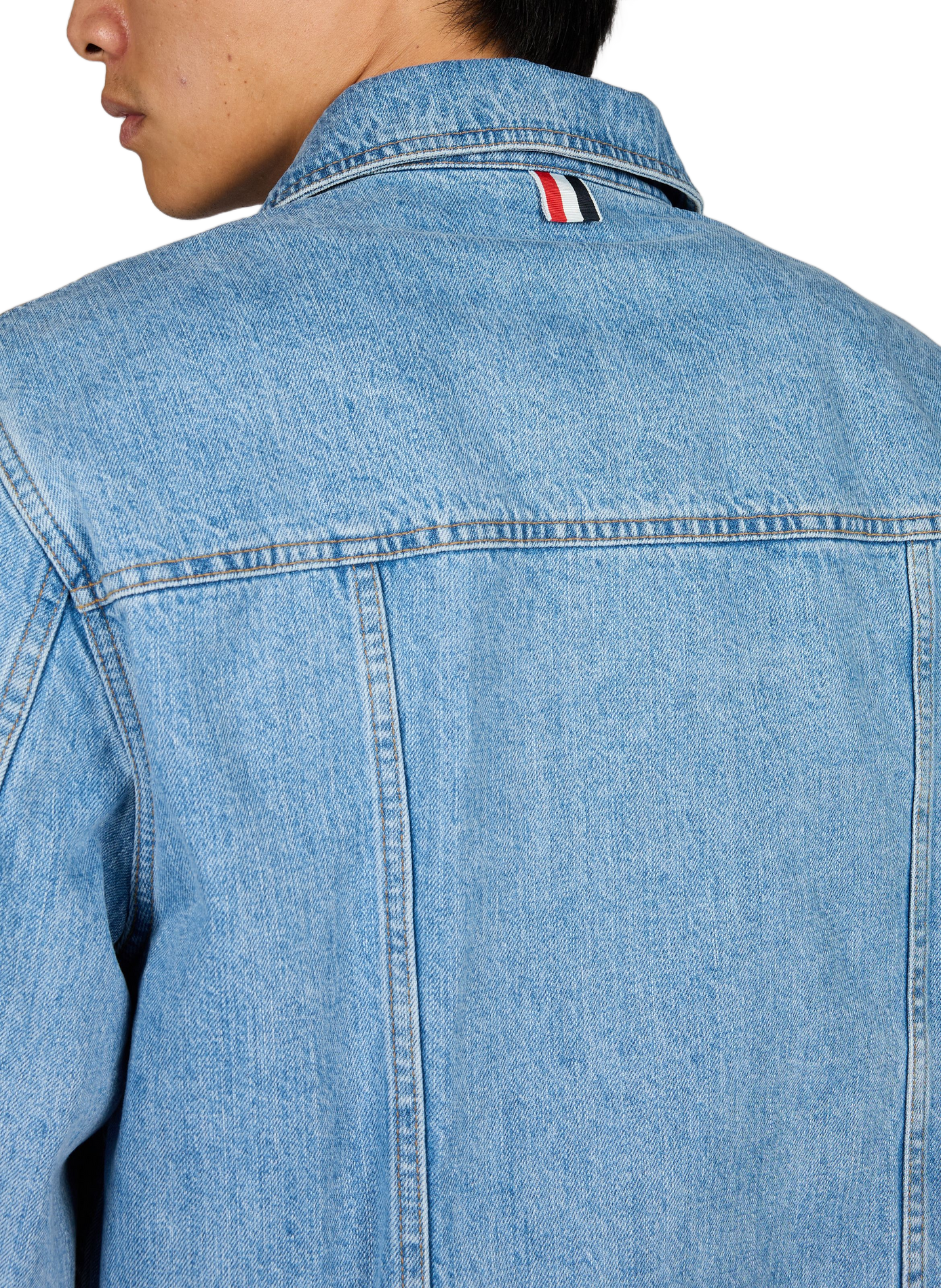 Veste en jean THOM BROWNE Bleu