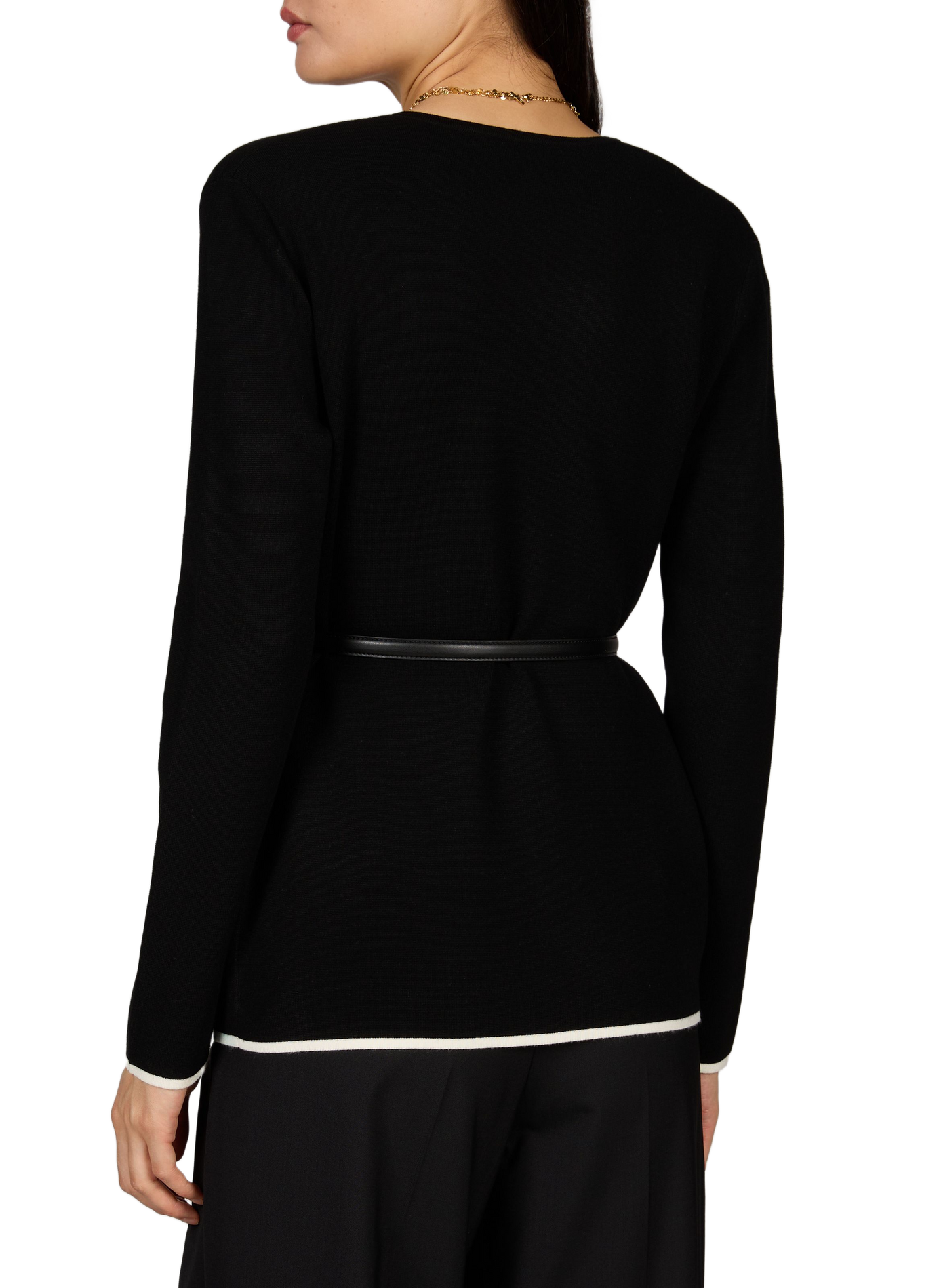 Sweater with belt MAX MARA STUDIO Multicolour