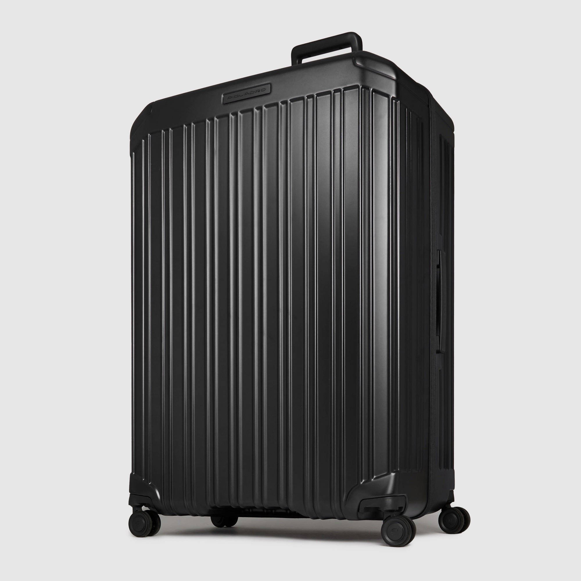 Koffer met 4 extra grote wielen PIQUADRO Zwart