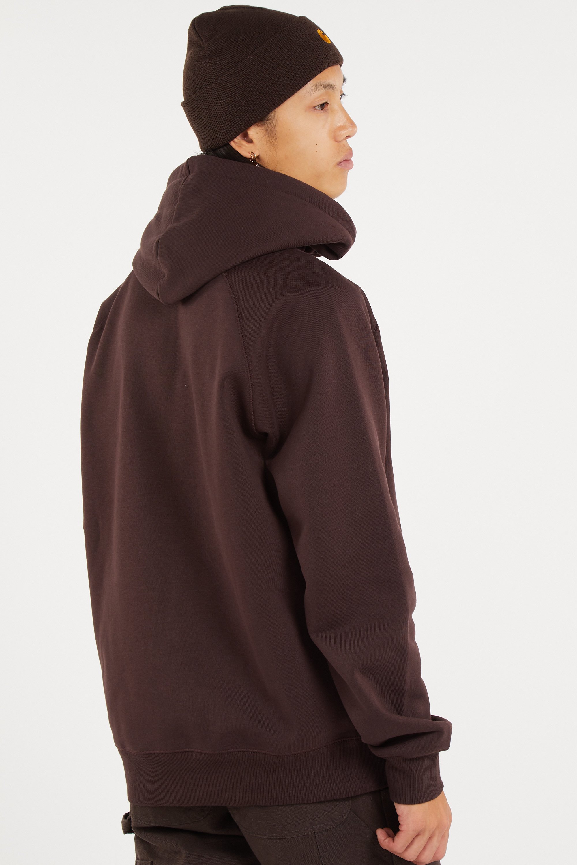 Hoodie hooded chase CARHARTT WIP Marron