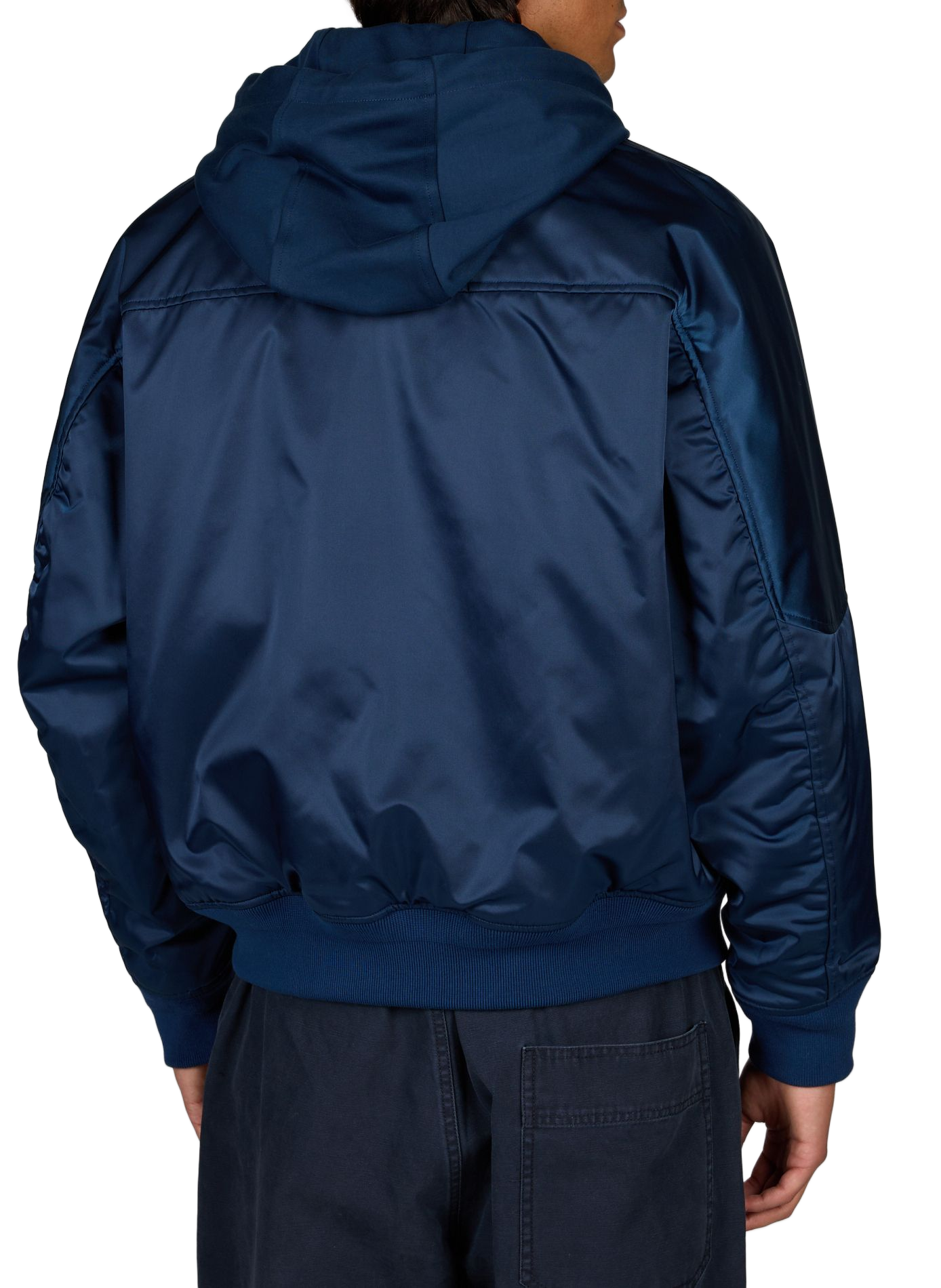 Gewatteerd jack met afneembare capuchon MOOSE KNUCKLES Blauw