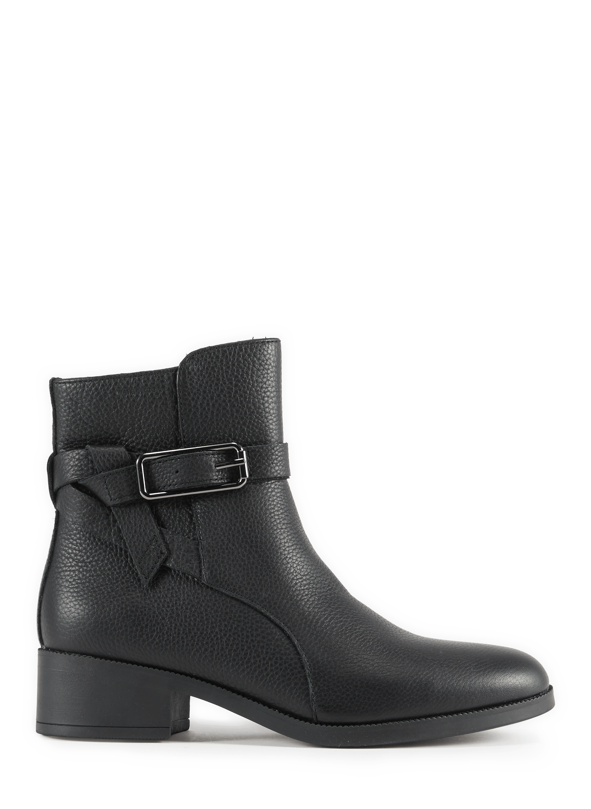 Leather ankle boots GEOX Black