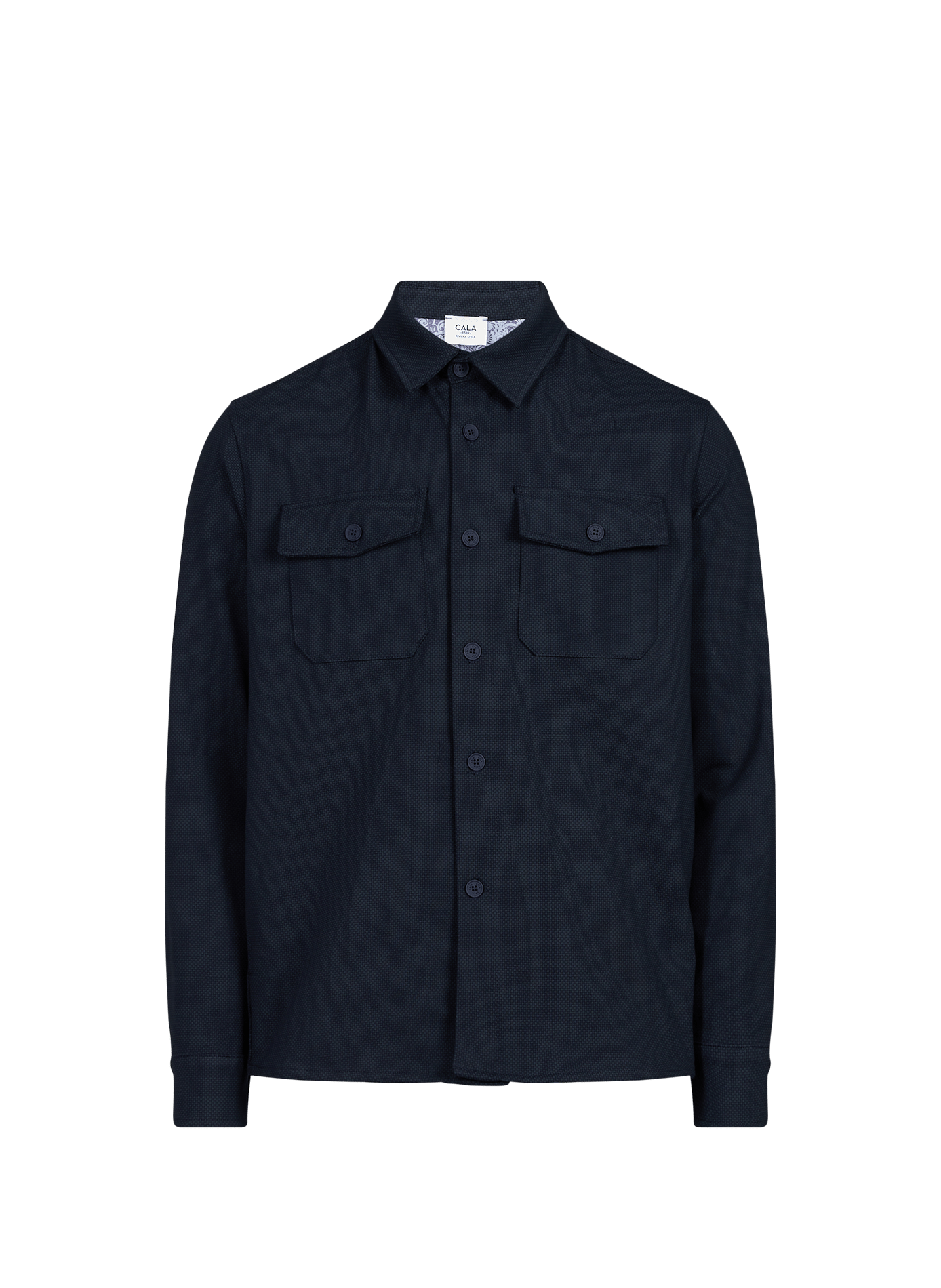 Oversized Gauthier Simio shirt with classic collar 1789 CALA Blue