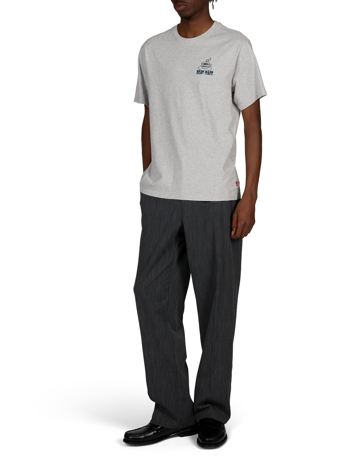 Two Horse Brand patterned T-shirt LEVI'S Grey