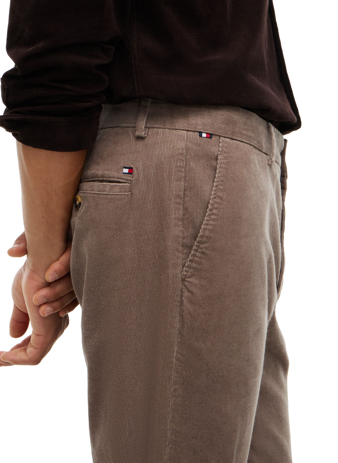 Gerader Cordhosen | Beige TOMMY HILFIGER Herren