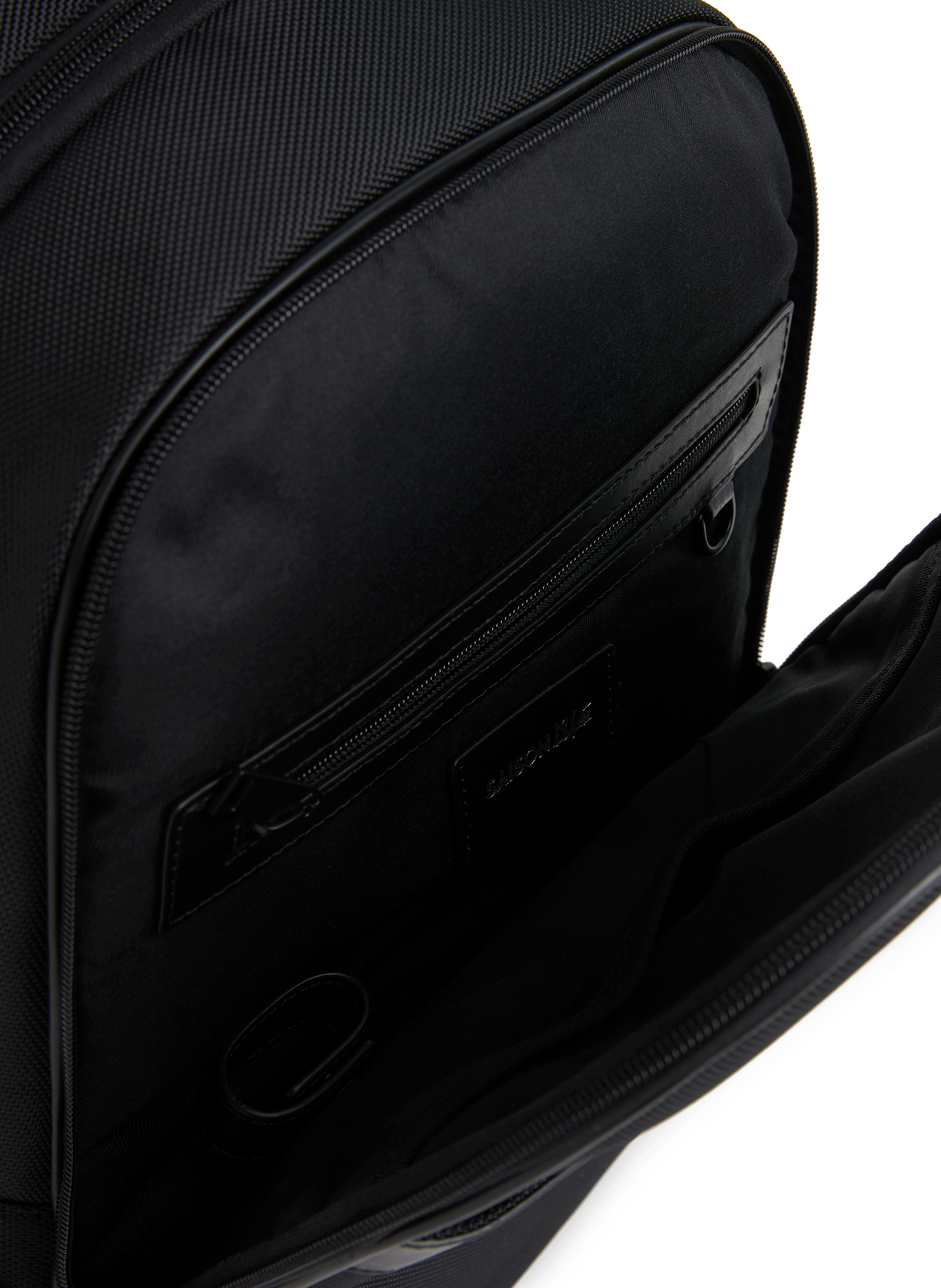 Sac à dos effet grainé SAISON 1865 Noir