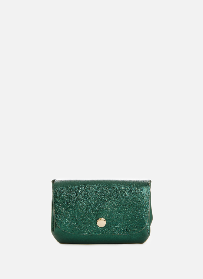 Leather purse  AU PRINTEMPS PARIS