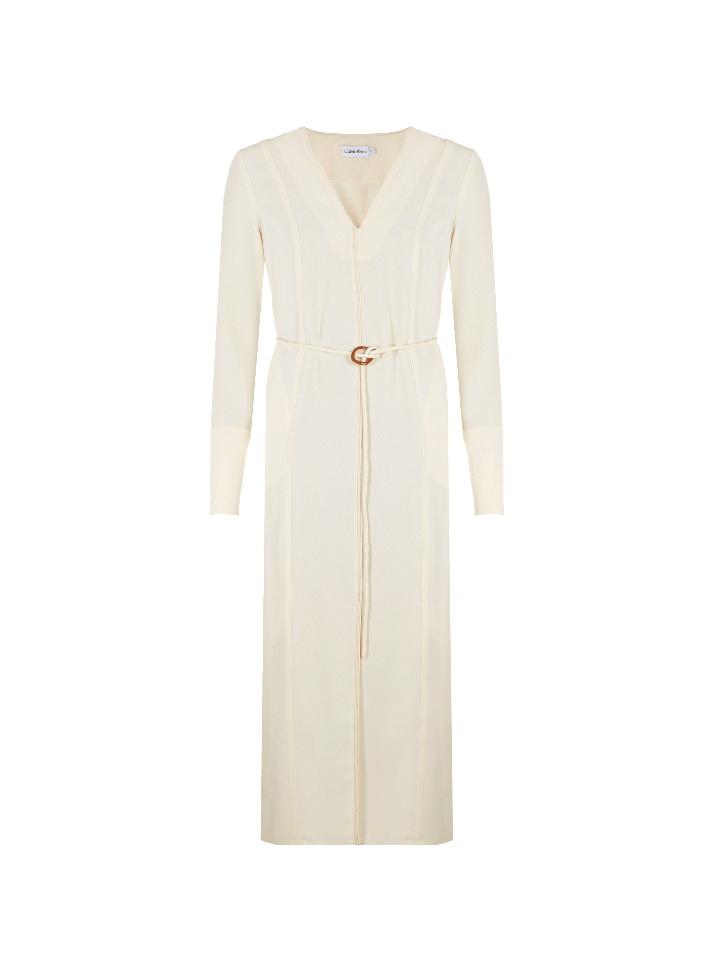 Robe midi en polyester recyclé