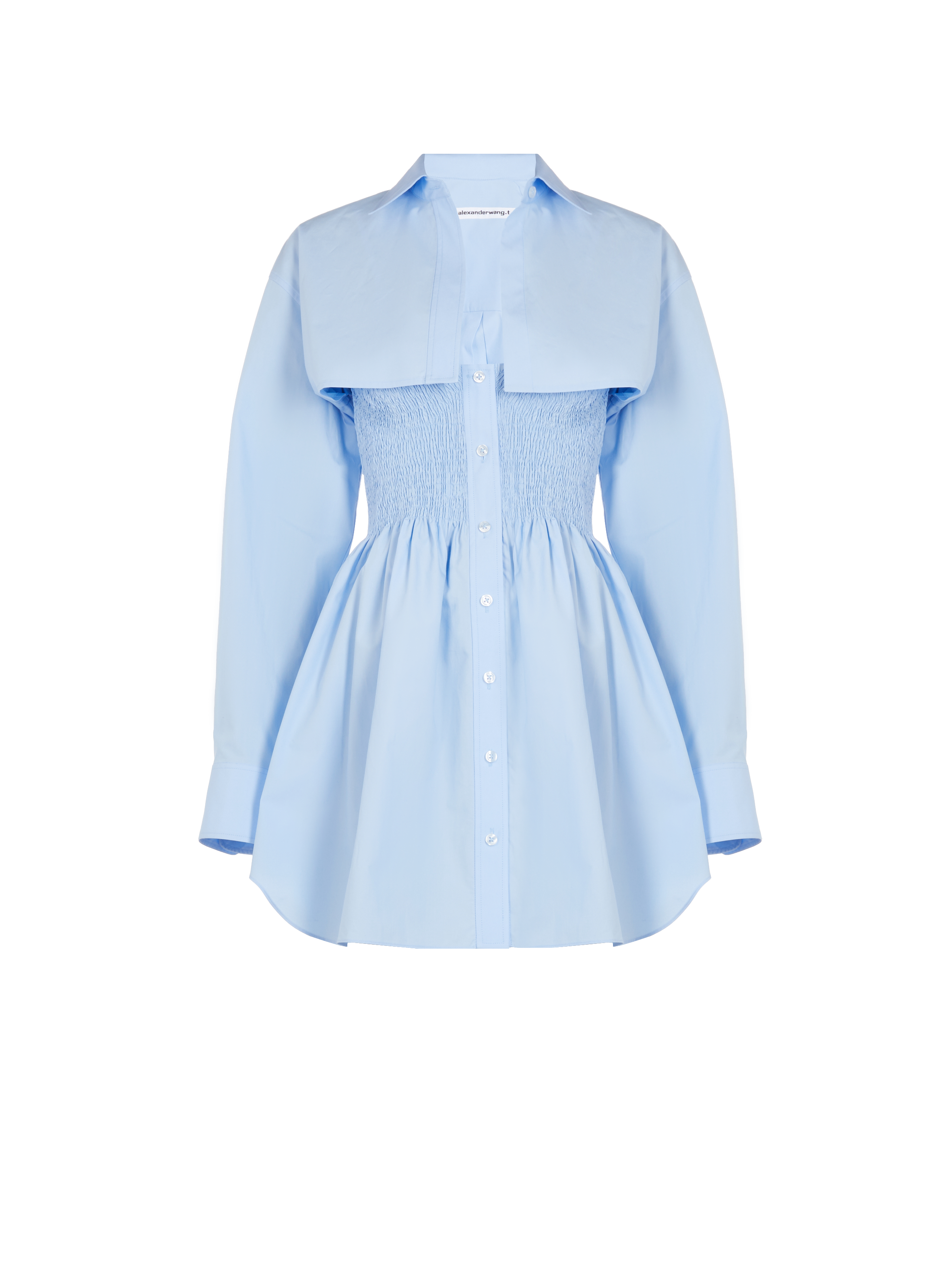 Mini dress with overshirt ALEXANDER WANG Blue