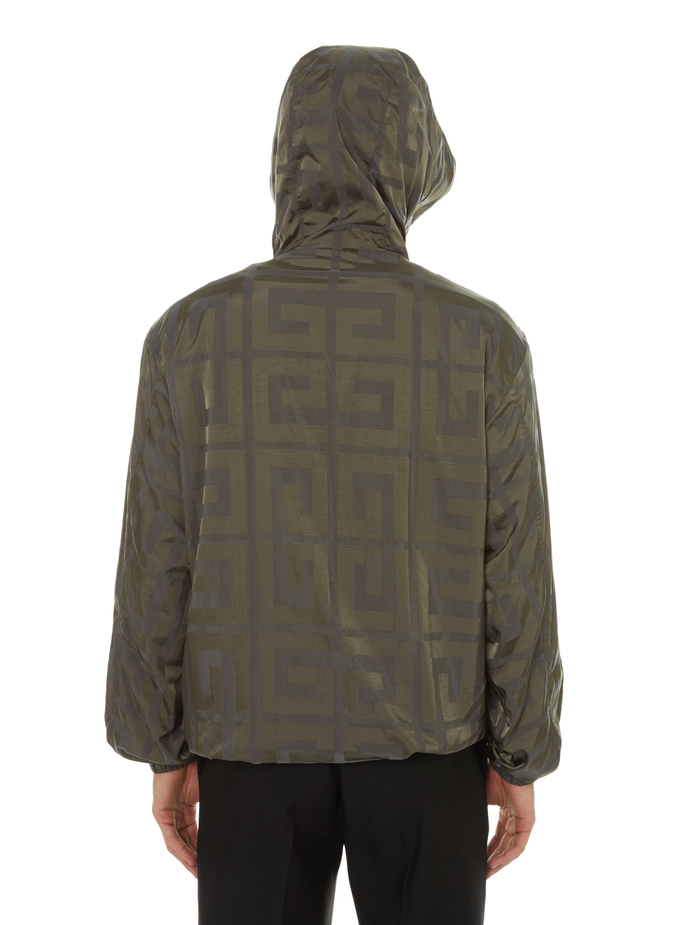 Veste légère imprimée logo GIVENCHY Vert