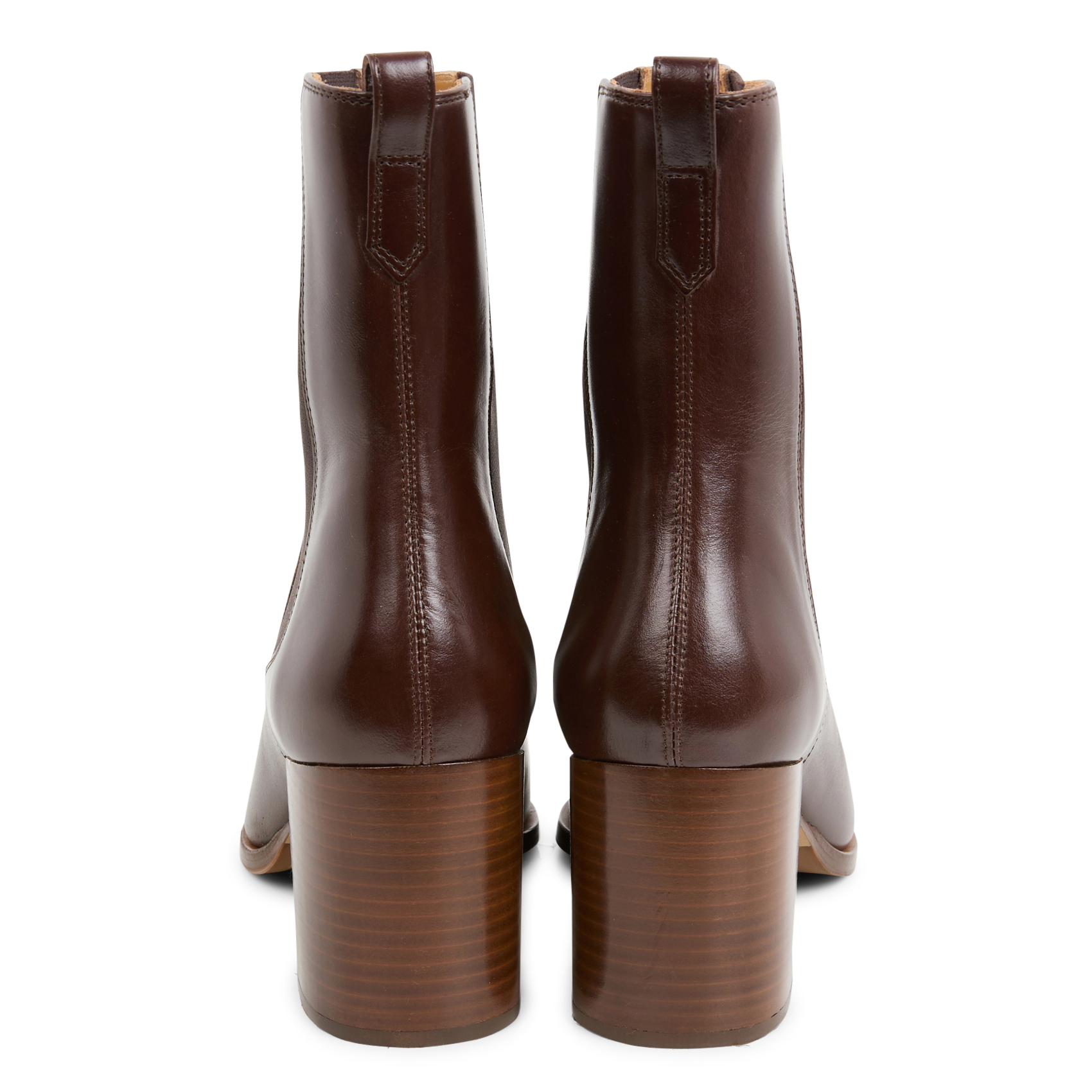 Bottines en cuir n°663 RIVECOUR Marron