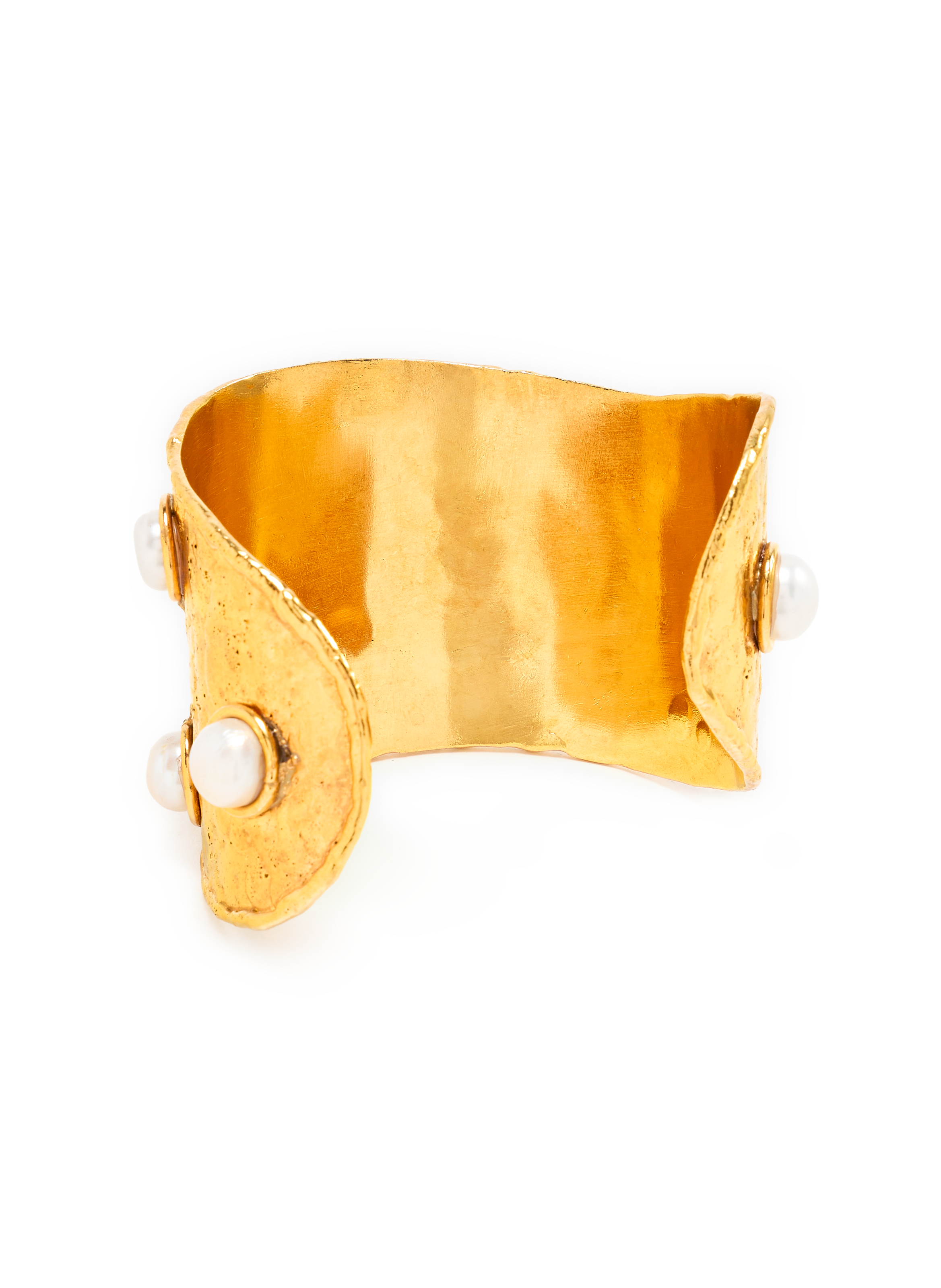 Manchette Pearl  SYLVIA TOLEDANO Blanc