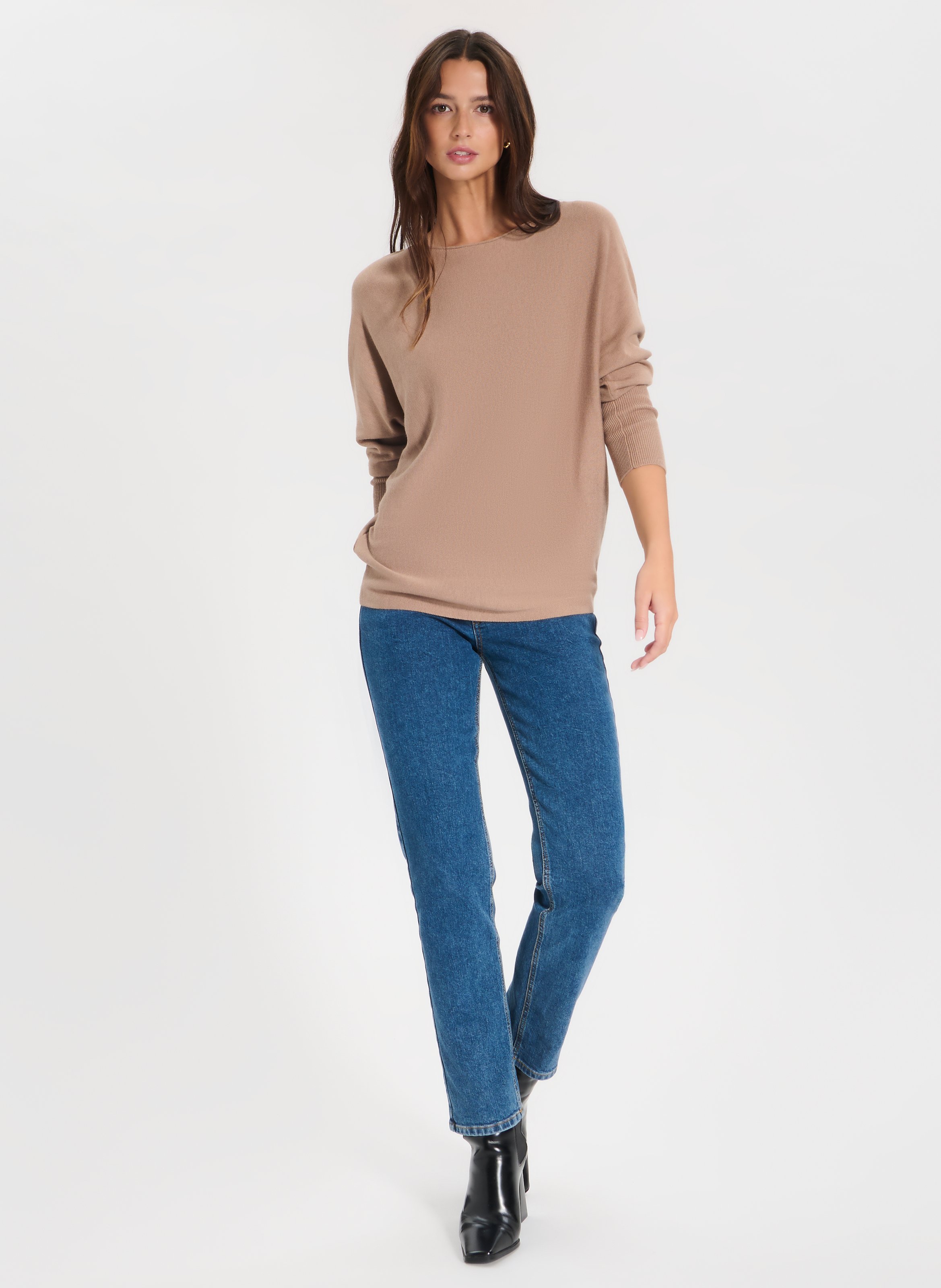 Pull  penseeboat ZAPA Marron