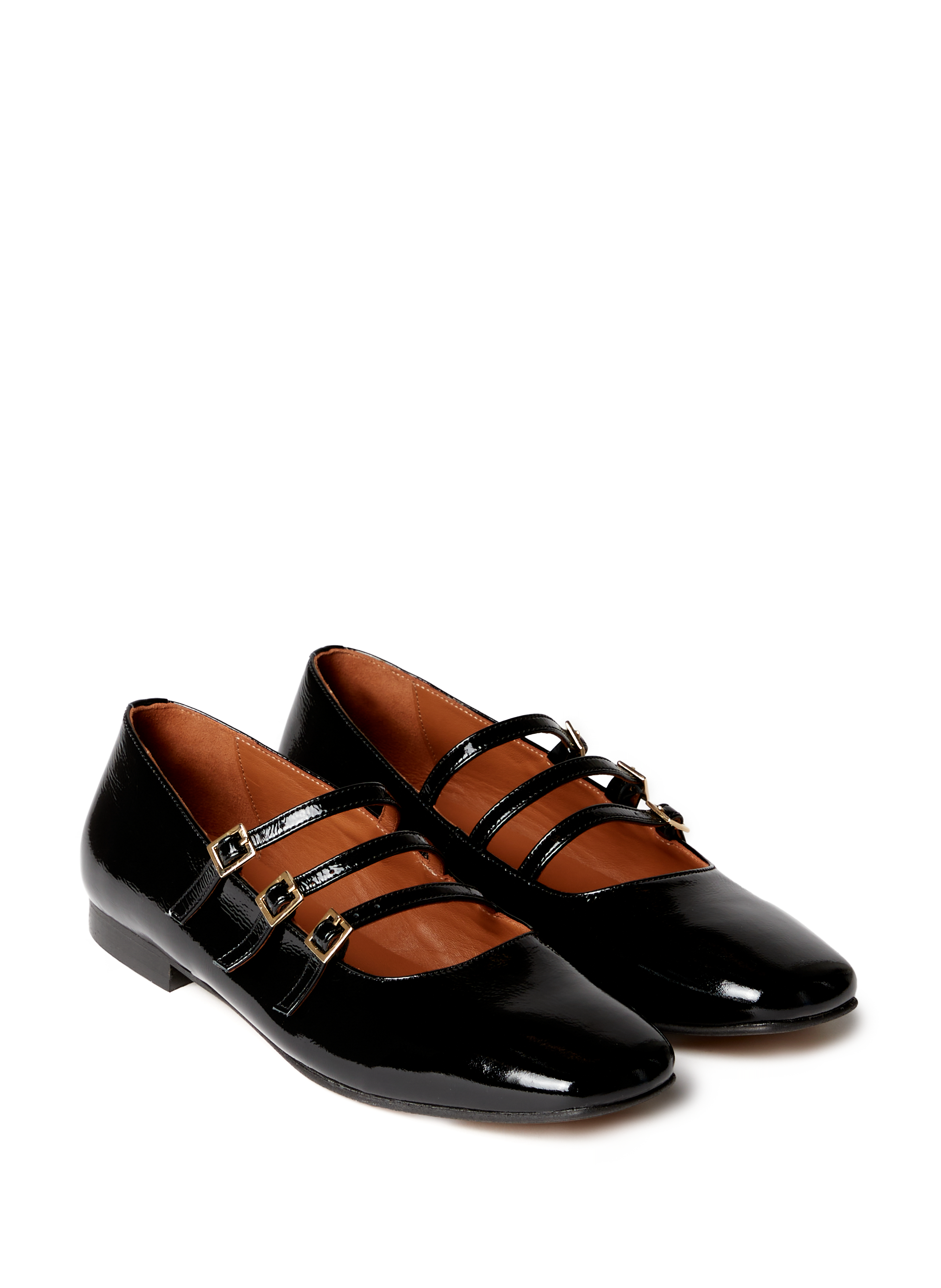 Babies en cuir CHARLIE SAISON 1865 Noir