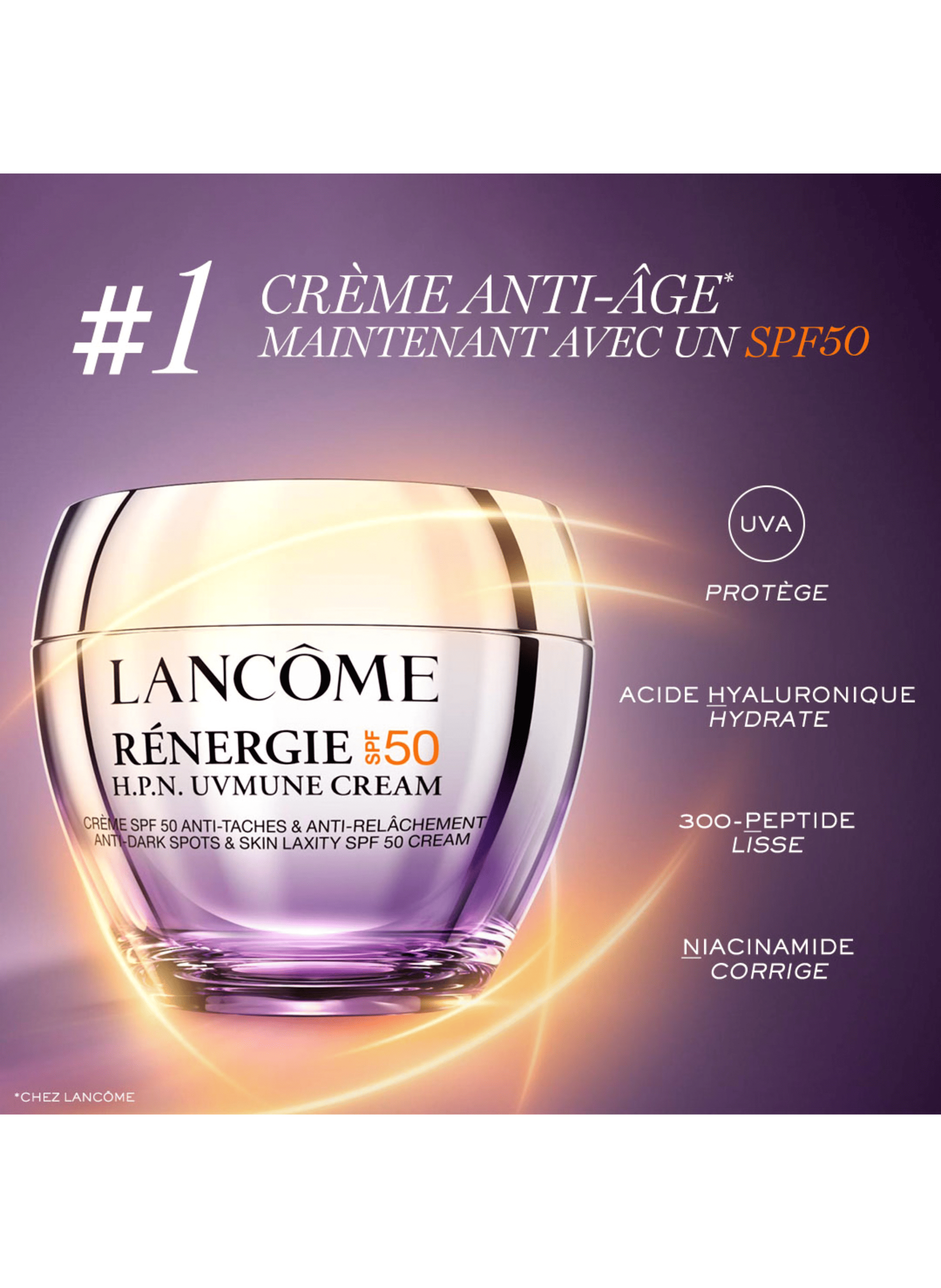 Crème anti-âge SPF50 LANCÔME No color