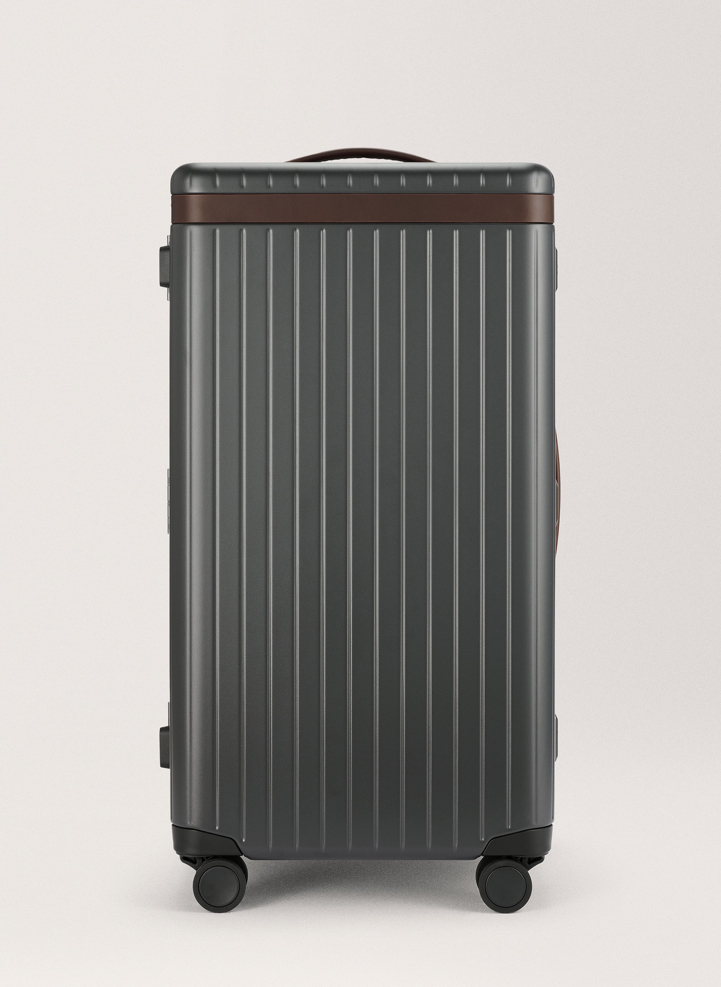 Valise 'trunk' en polycarbonate CARL FRIEDRIK Gris