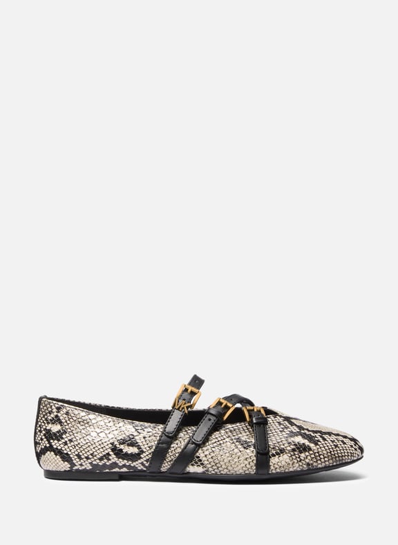 Animal print ballerina flats Grey by MICHAEL KORS MICHAEL KORS Animal print ballerina flats Grey