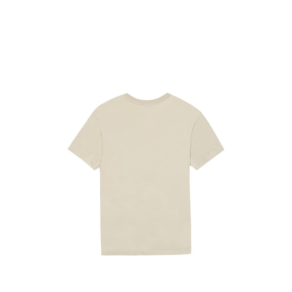 T-shirt droit brodé en coton Gris S Male