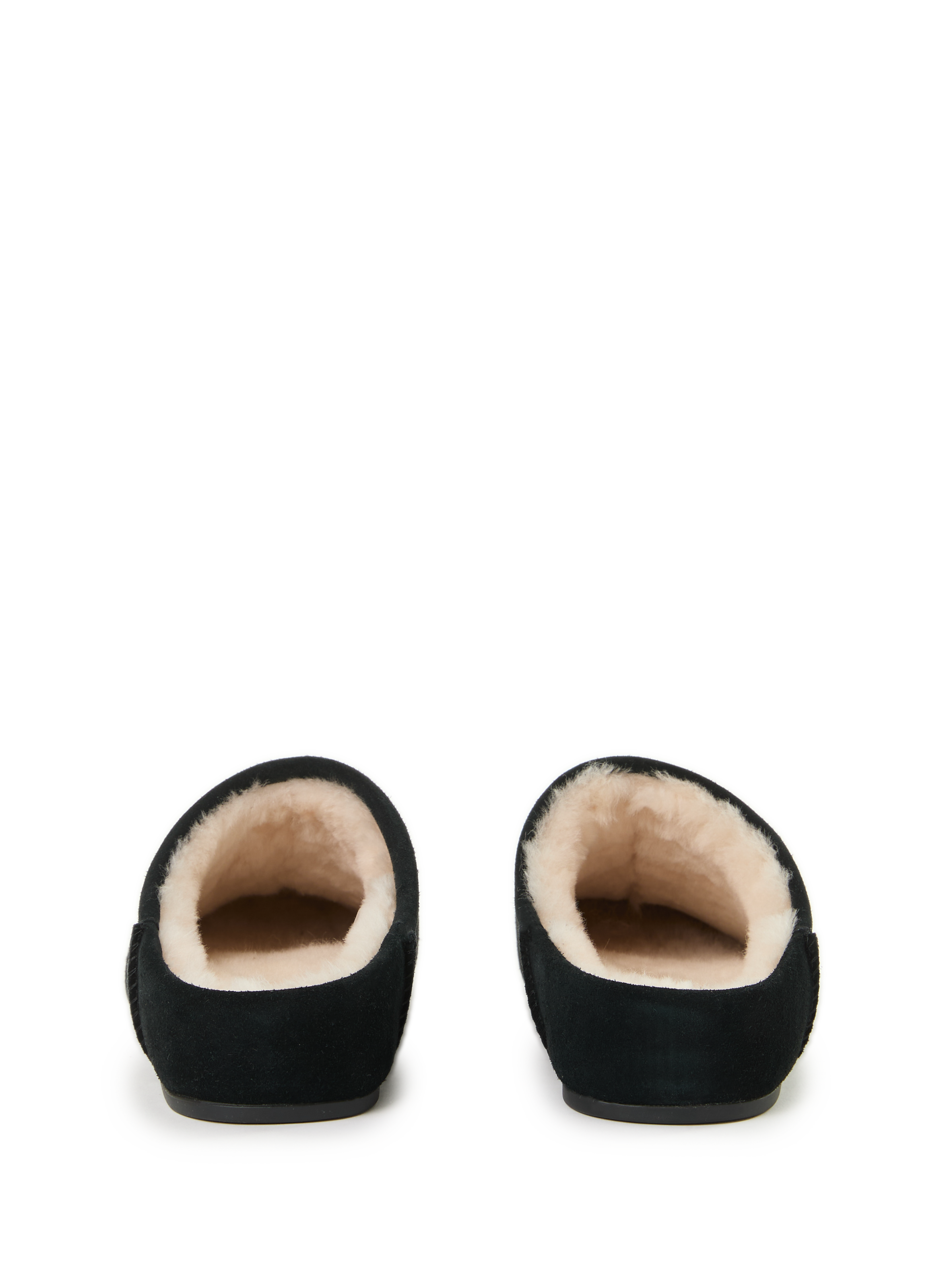 Chaussons en cuir UGG Noir