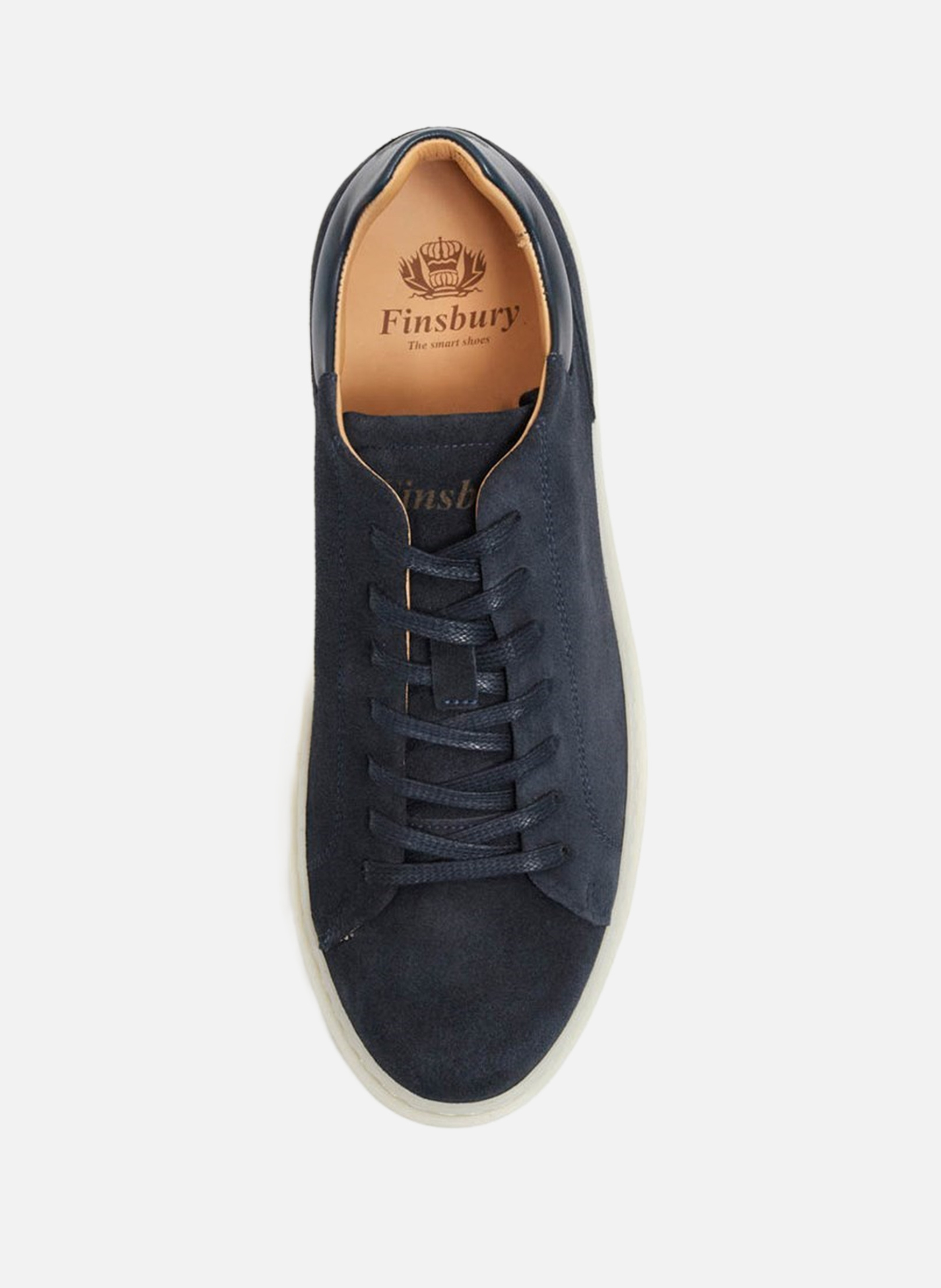 Sneakers daim daytona FINSBURY Bleu