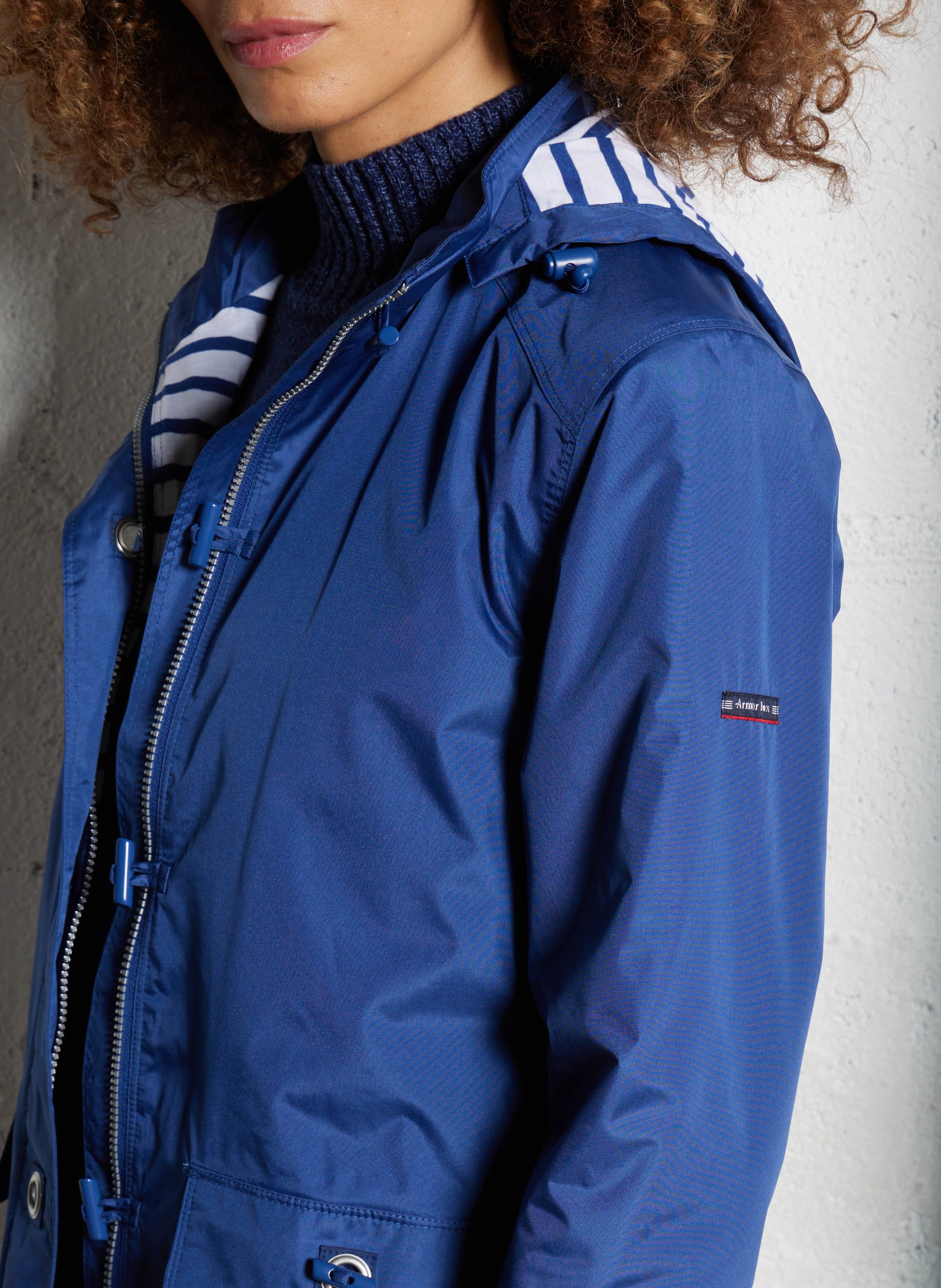 Coupe-vent à capuche audierne ARMOR-LUX Bleu